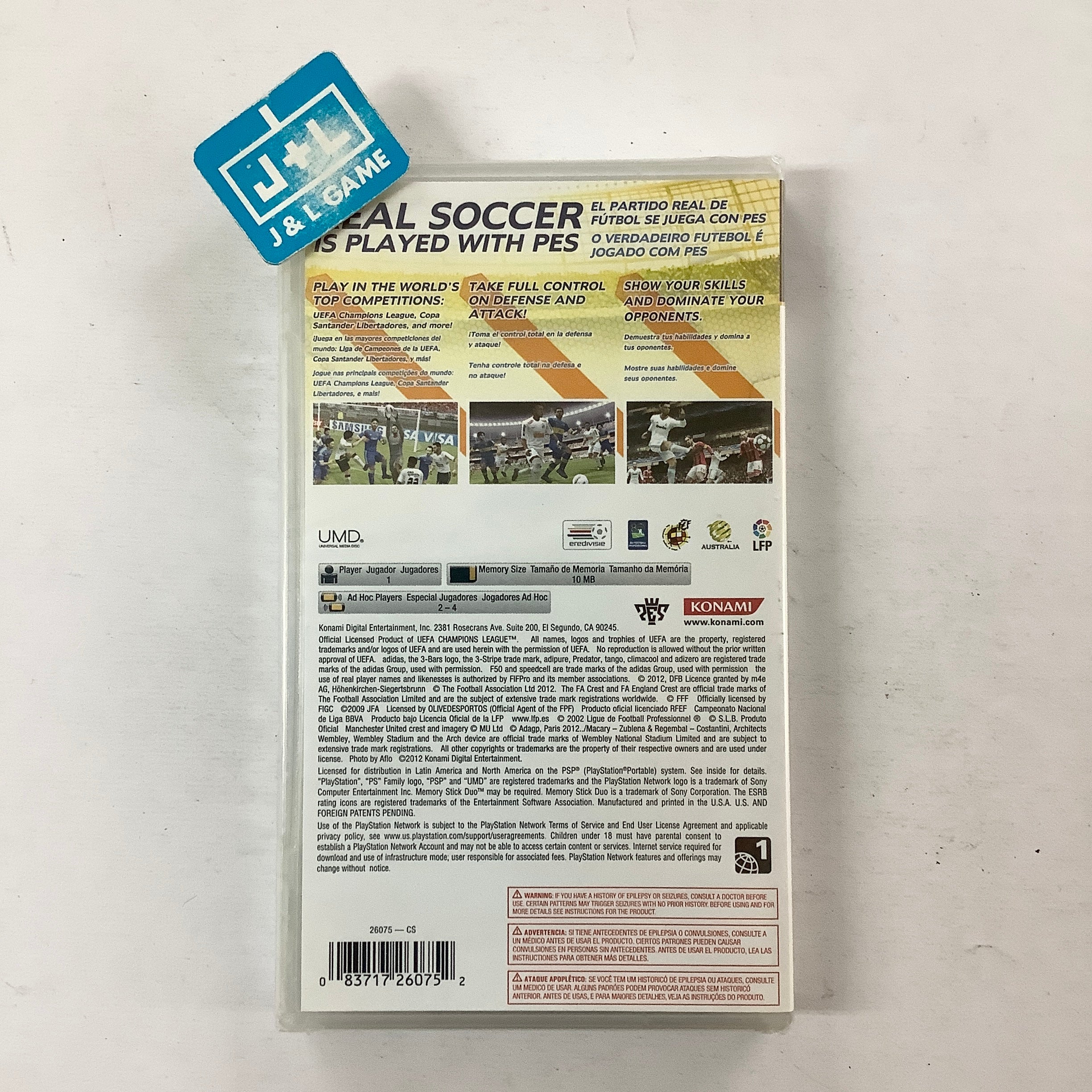 Pro Evolution Soccer 2013 - Sony PSP Video Games Konami   