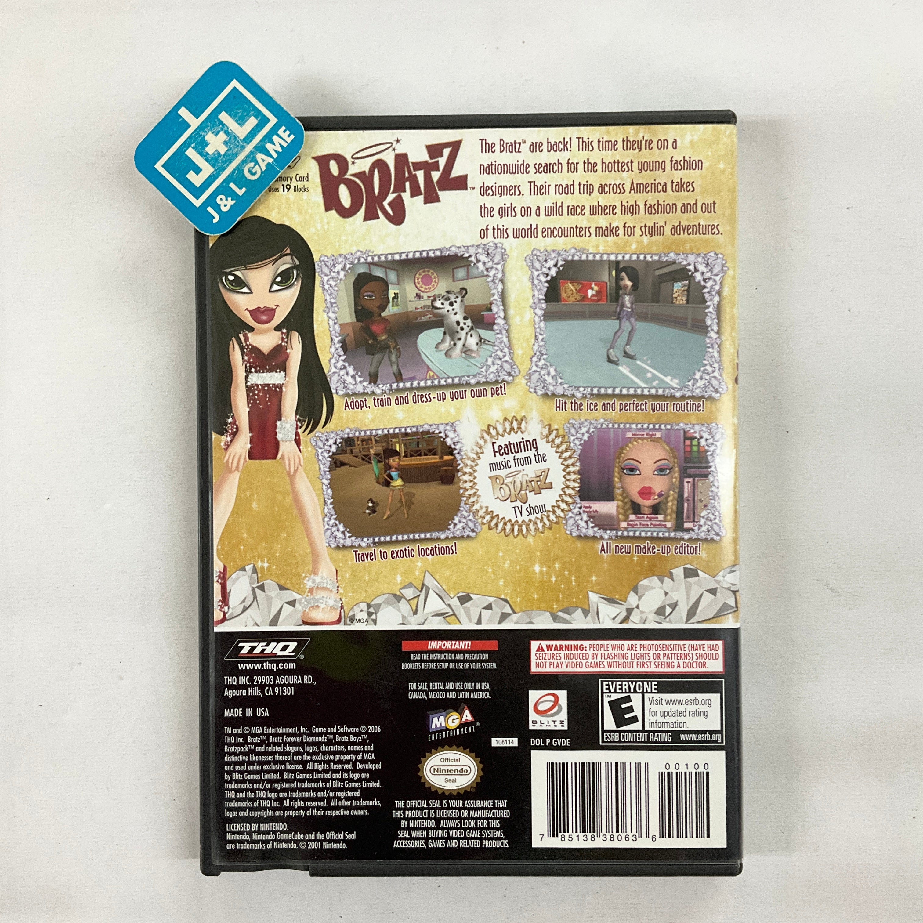 Bratz Diamondz - (GC) GameCube [Pre-Owned] Video Games THQ   