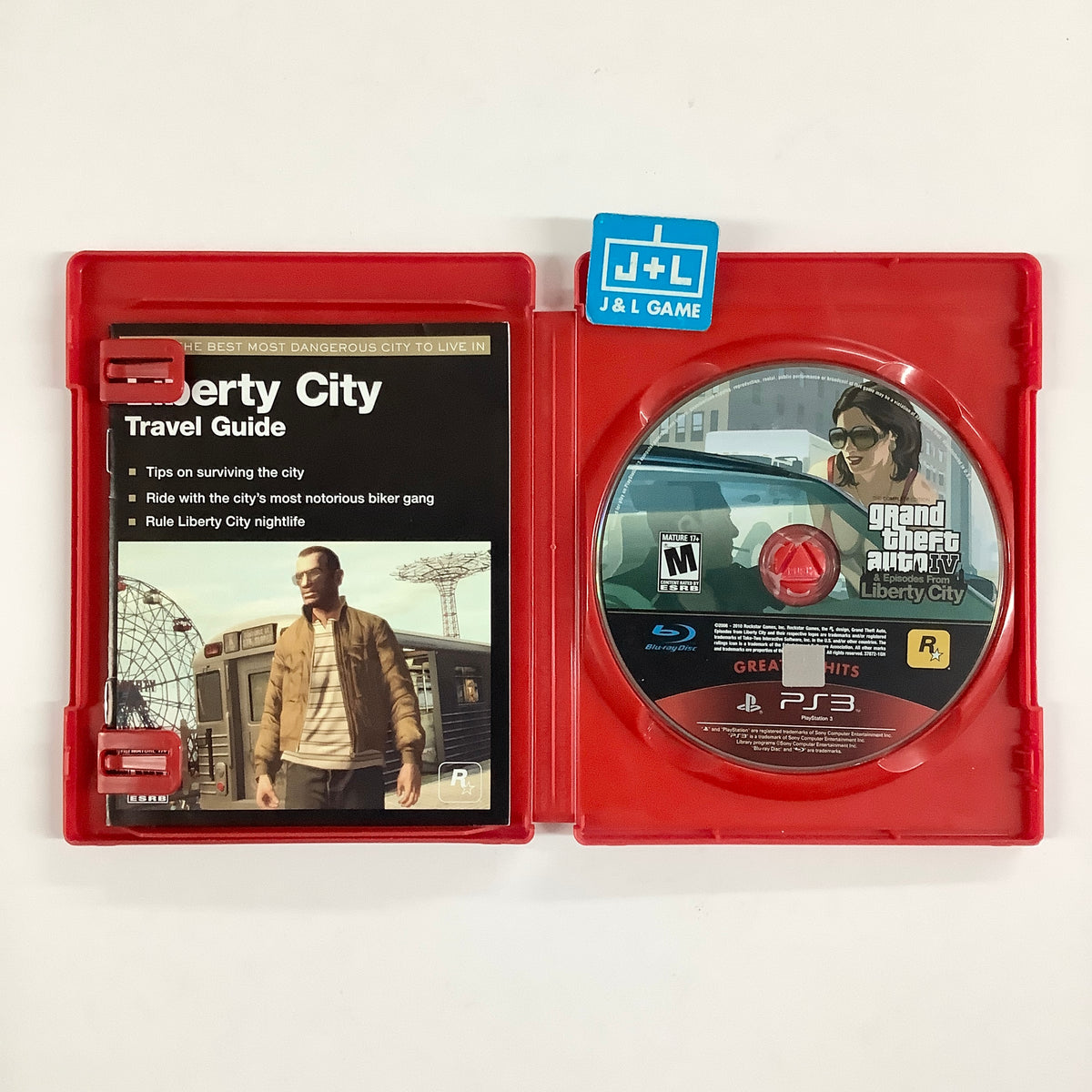 Grand Theft Auto IV & Episodes from Liberty City: The Complete Edition (Greatest Hits) - (PS3) PlayStation 3 [Pre-Owned] Video Games Rockstar Games