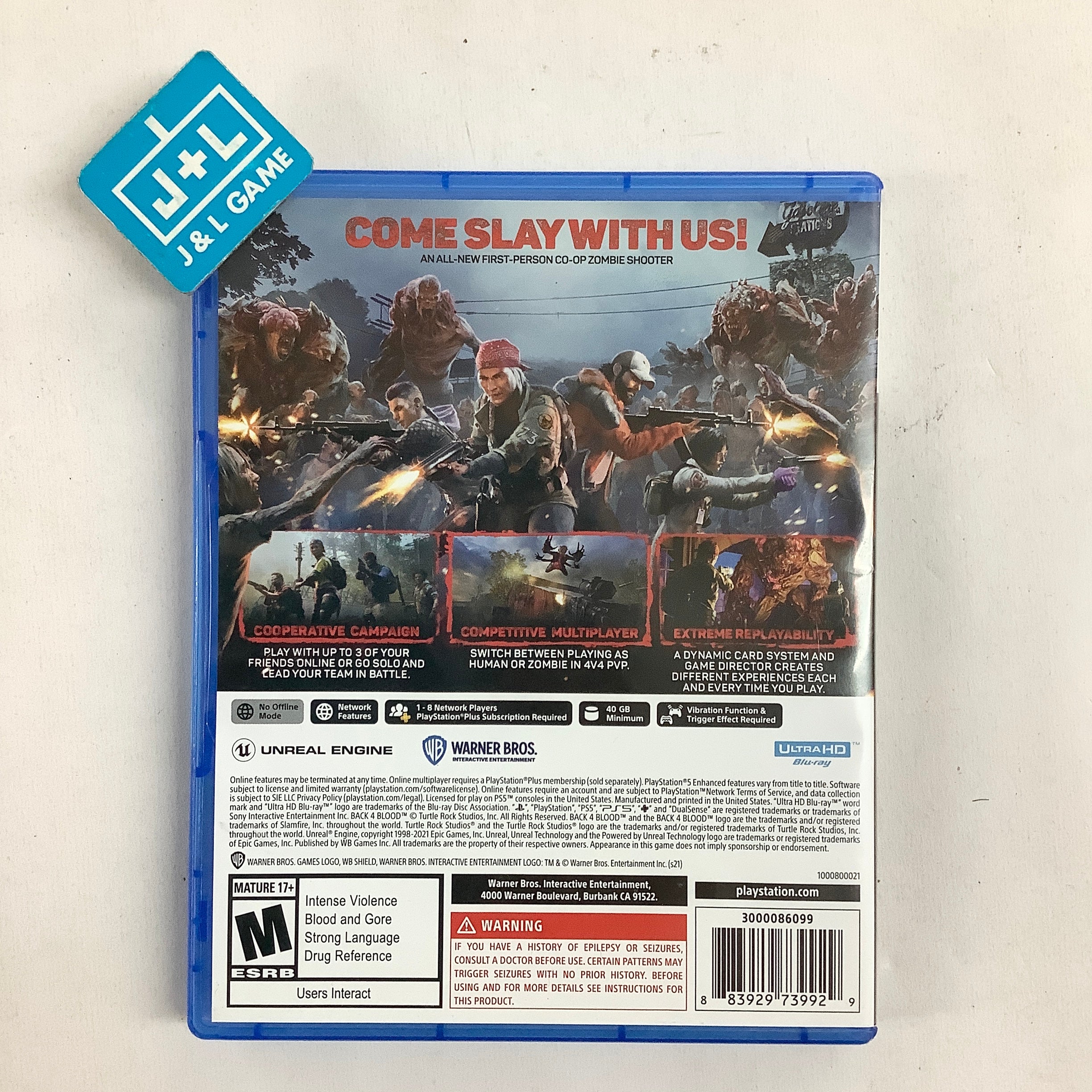 Back 4 Blood - (PS5) PlayStation 5 [Pre-Owned] Video Games WB Games