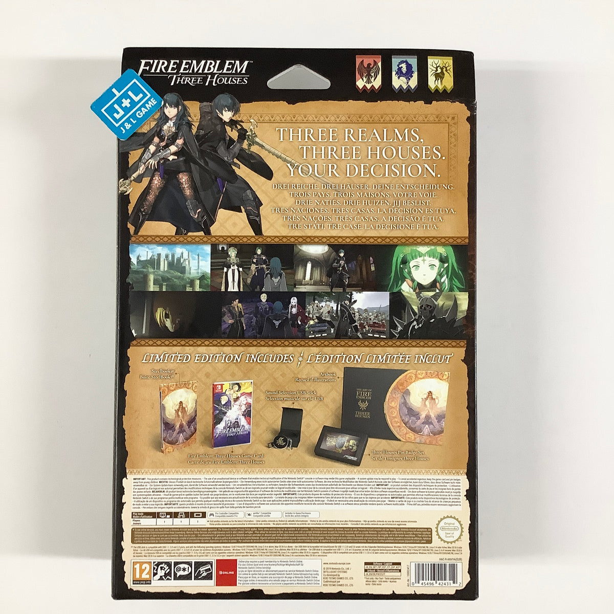 Fire Emblem Three Houses Limited Edition - (NSW) Nintendo Switch (European Import)