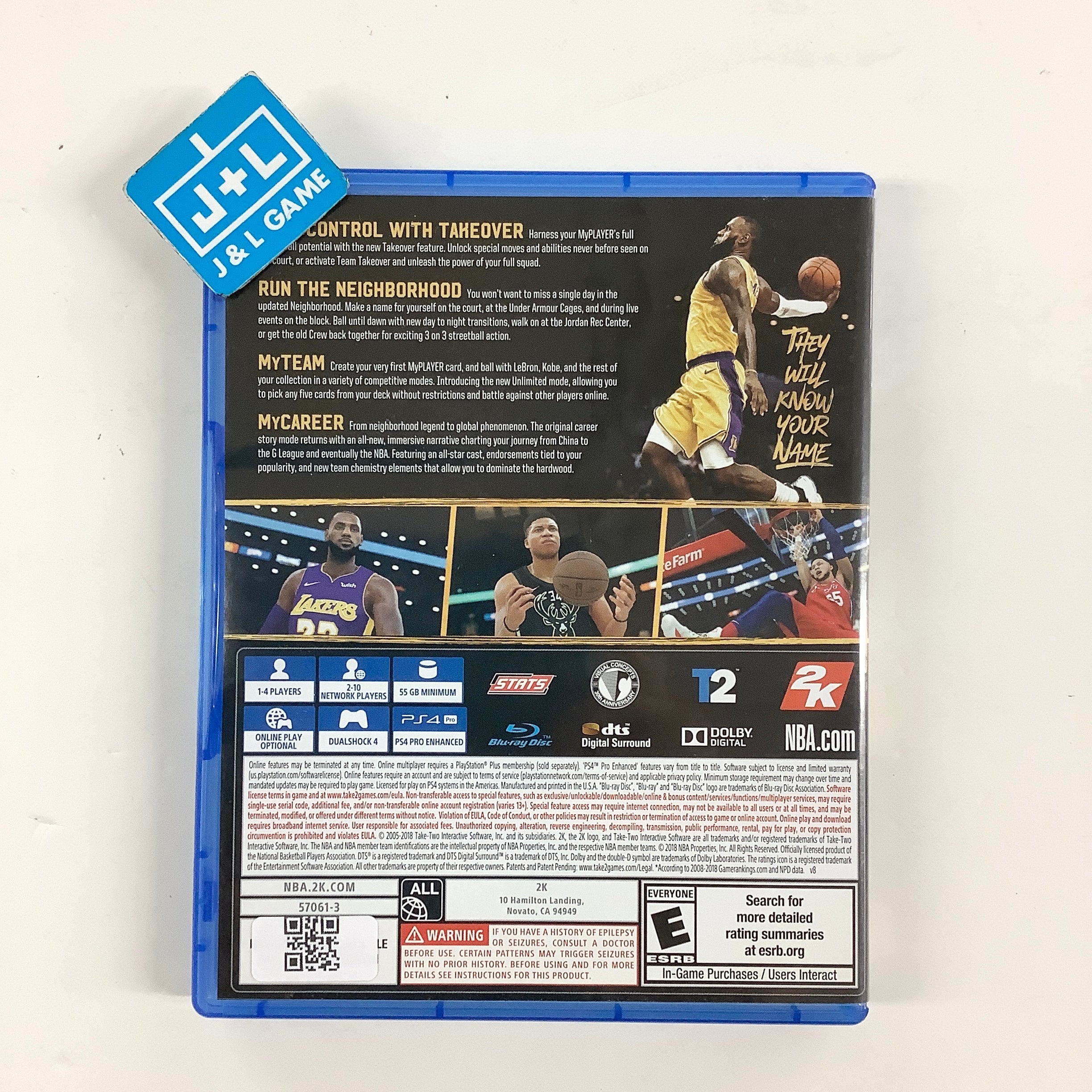 NBA 2K19 (20th Anniversary Edition) - (PS4) PlayStation 4 [Pre-Owned]