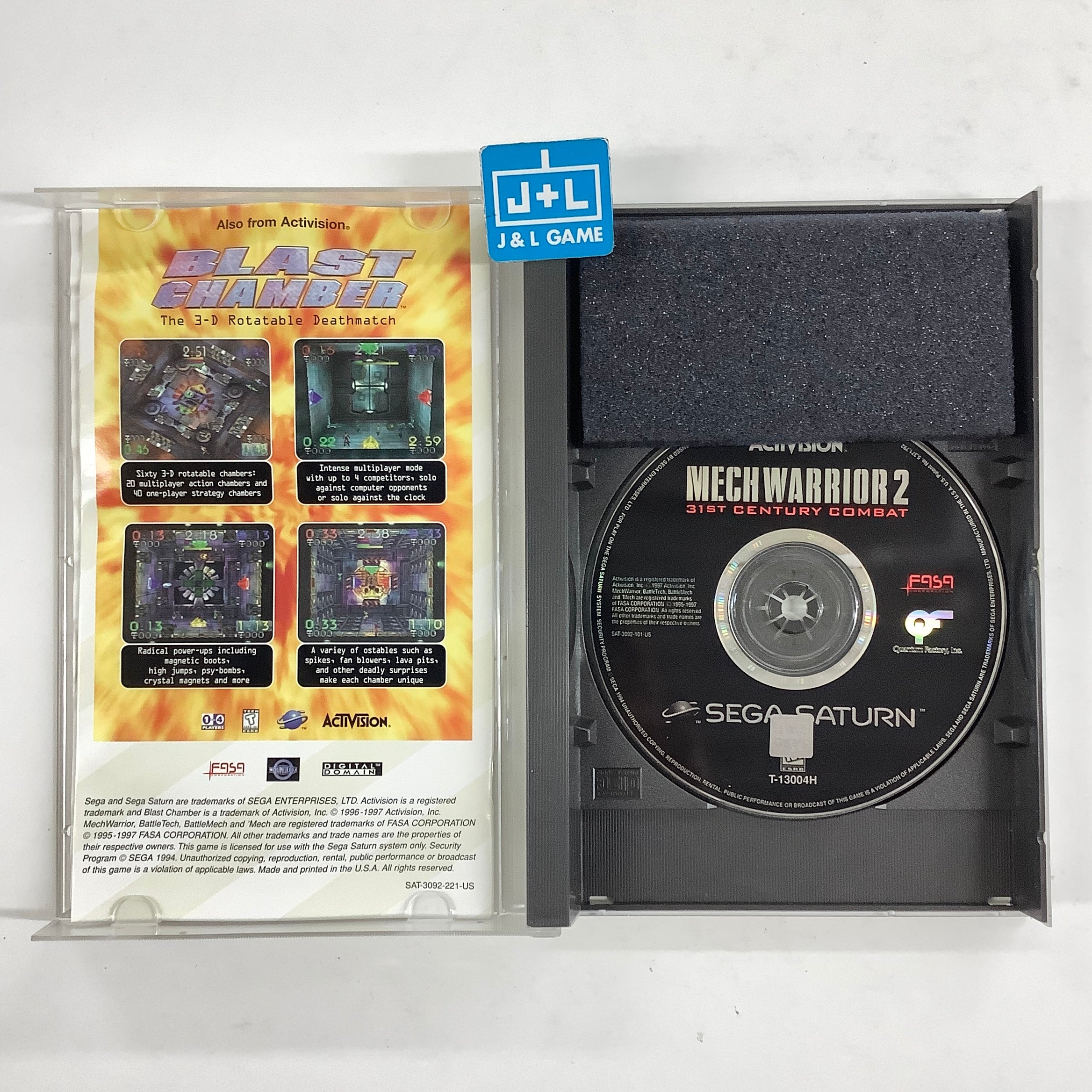 MechWarrior 2: 31st Century Combat (Arcade Combat Edition) - (SS) SEGA Saturn [Pre-Owned] Video Games Sega