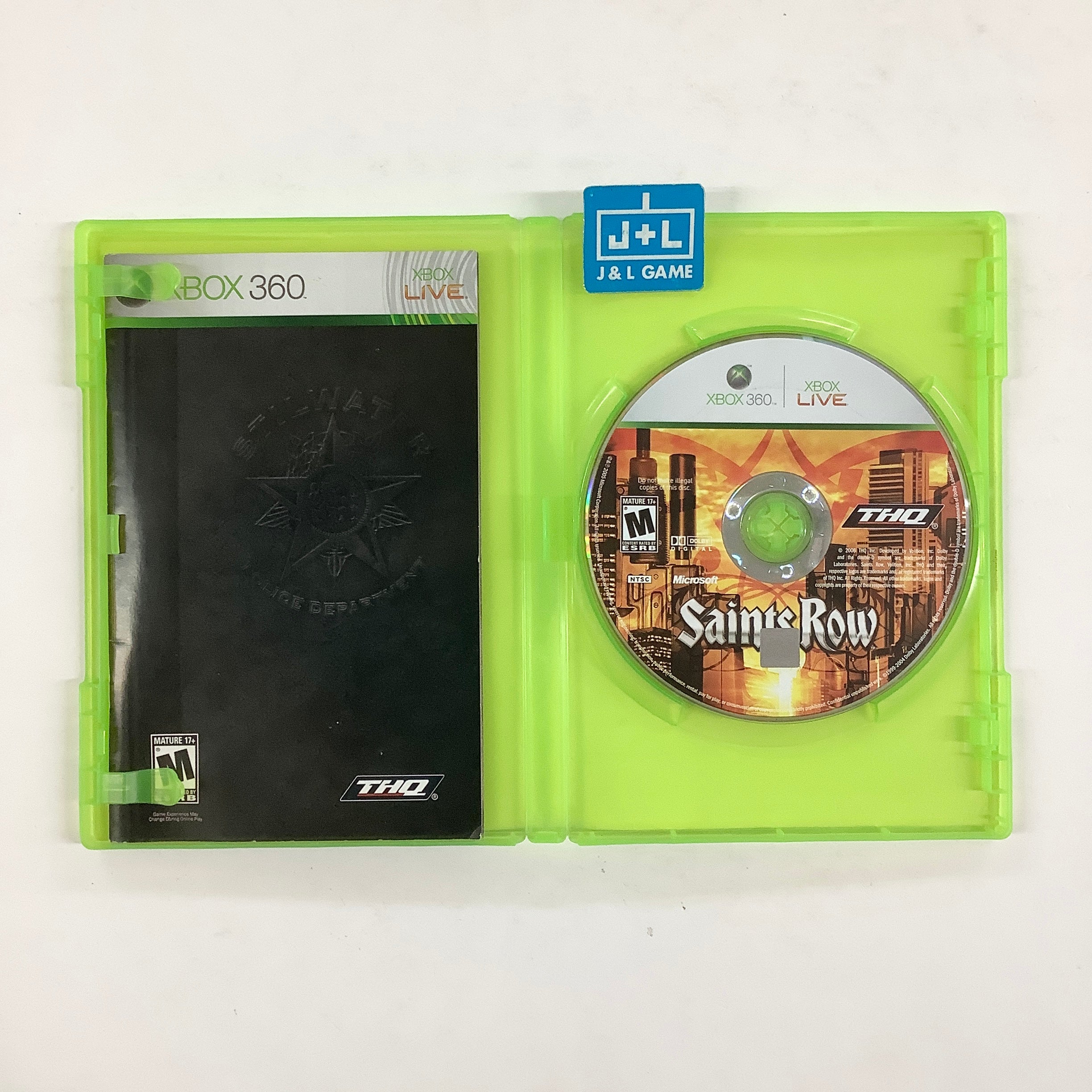Saints Row - Xbox 360 [Pre-Owned] Video Games THQ
