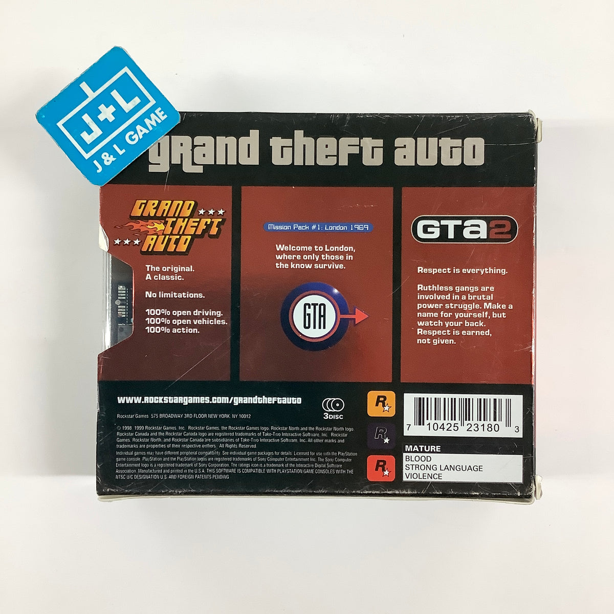 Grand Theft Auto: Collector's Edition - (PS1) PlayStation 1 [Pre-Owned] Rockstar Games