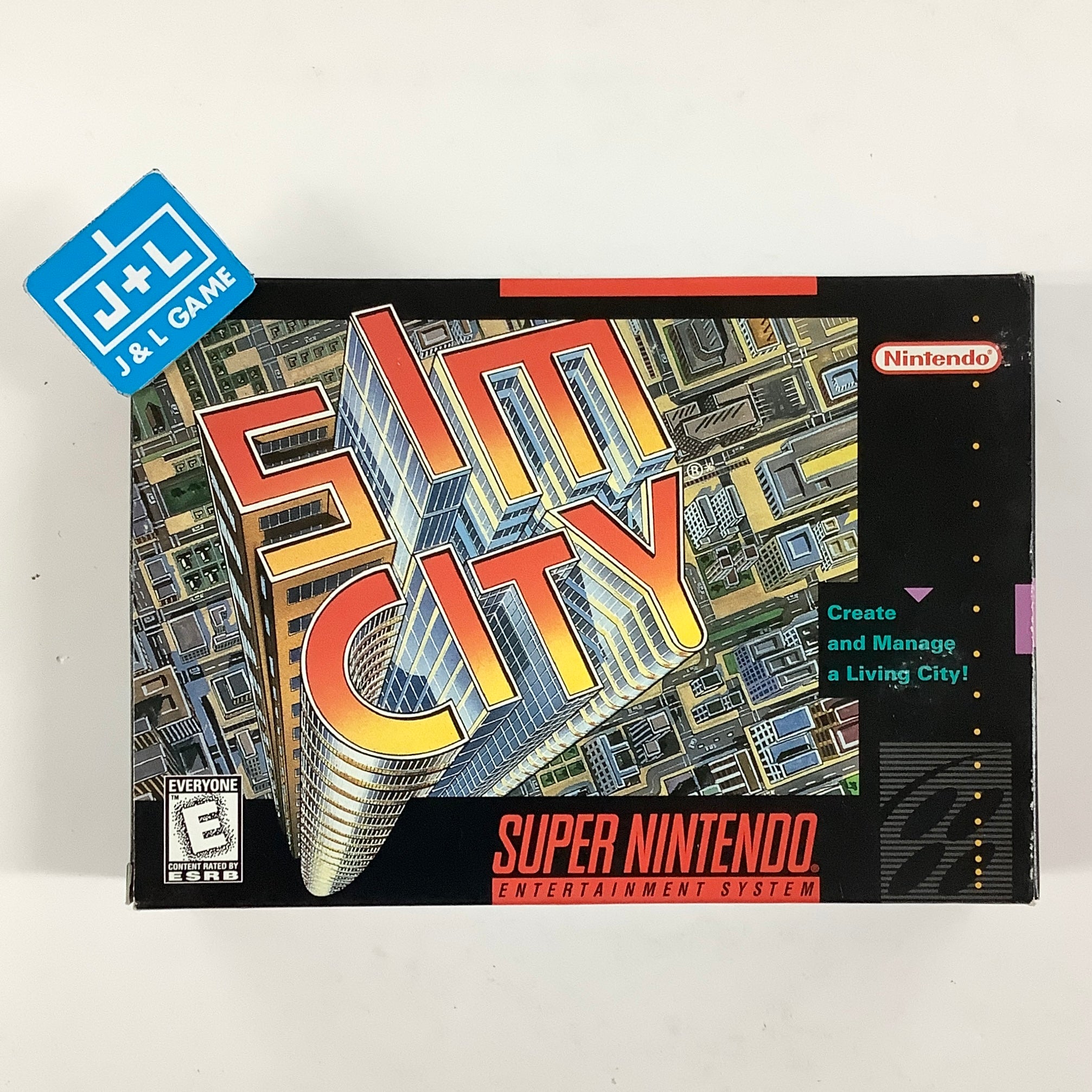 SimCity - (SNES) Super Nintendo [Pre-Owned]