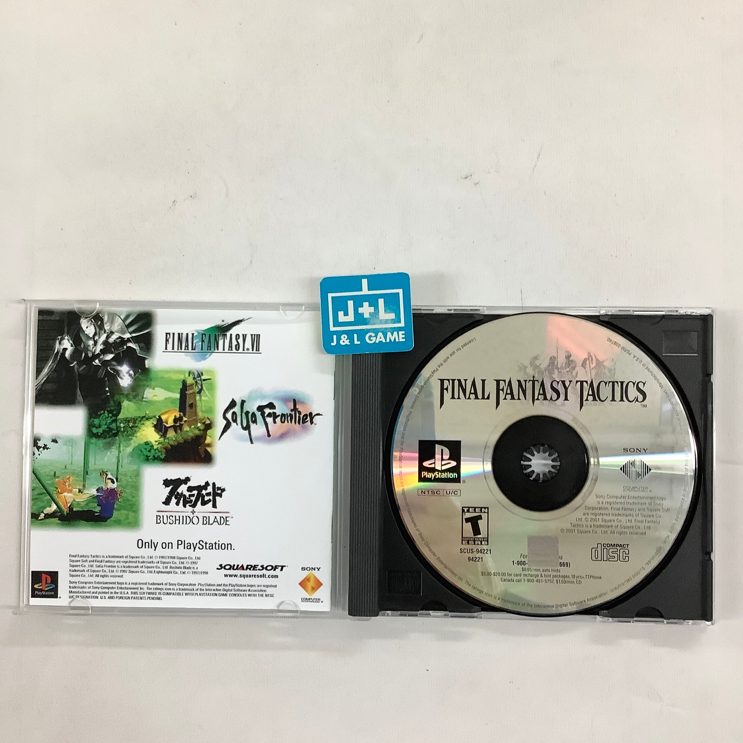 Final Fantasy Tactics (Greatest Hits) - (PS1) PlayStation 1 [Pre-Owned] Video Games SCEA