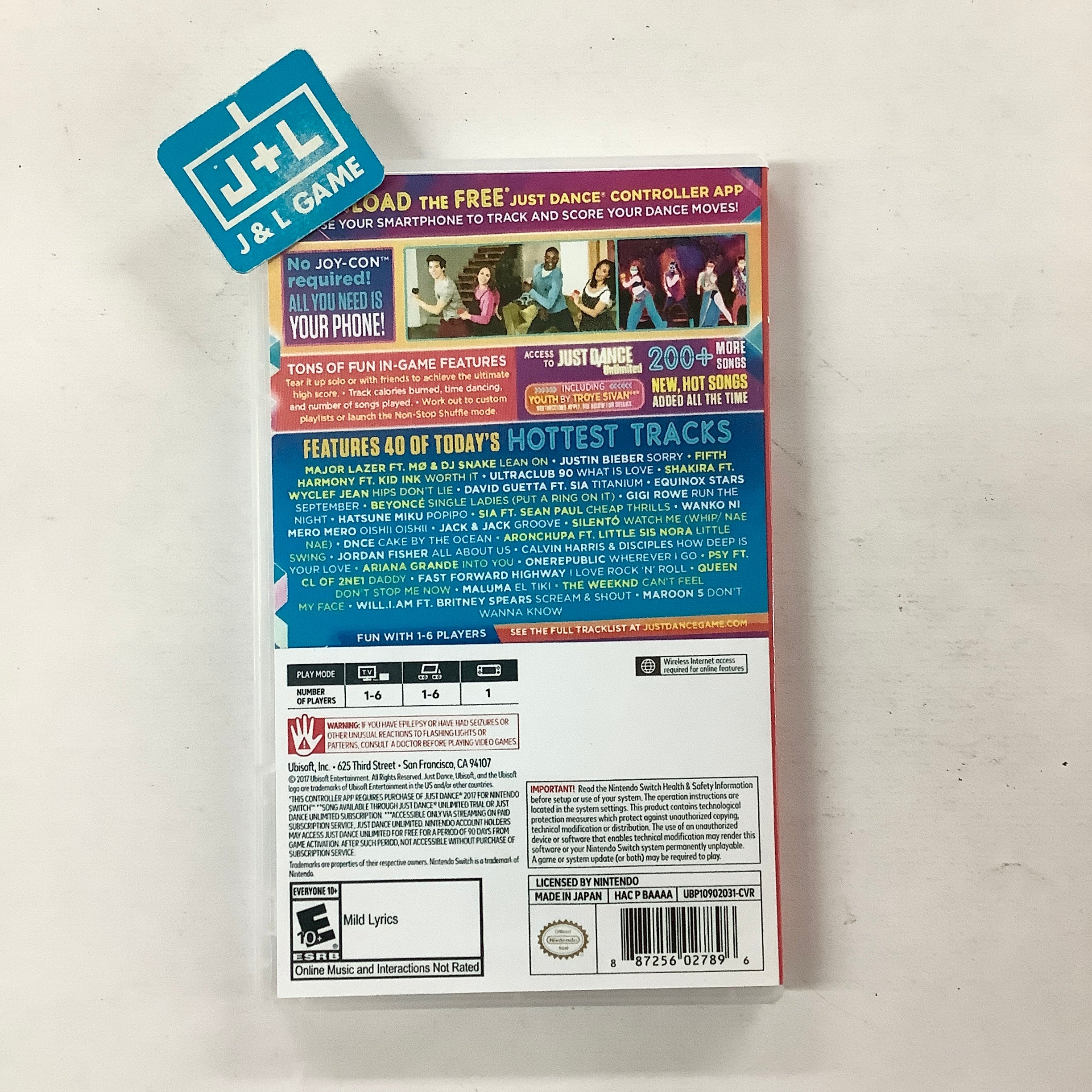 Just Dance 2017 - (NSW) Nintendo Switch [Pre-Owned] Video Games Ubisoft   