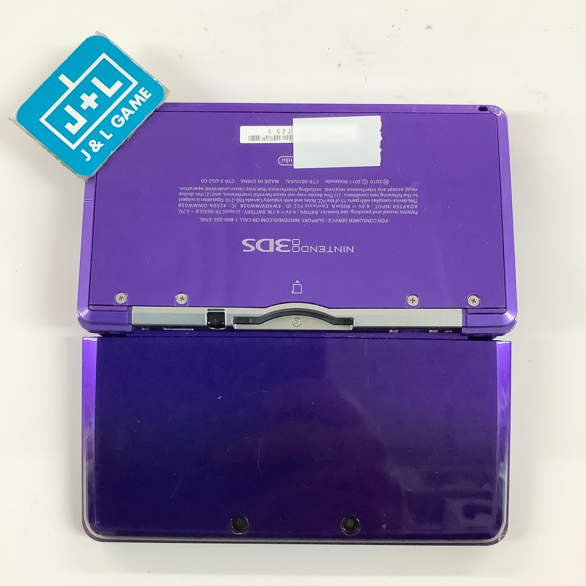Nintendo 3DS Console (Midnight Purple) - Nintendo 3DS [Pre-Owned]