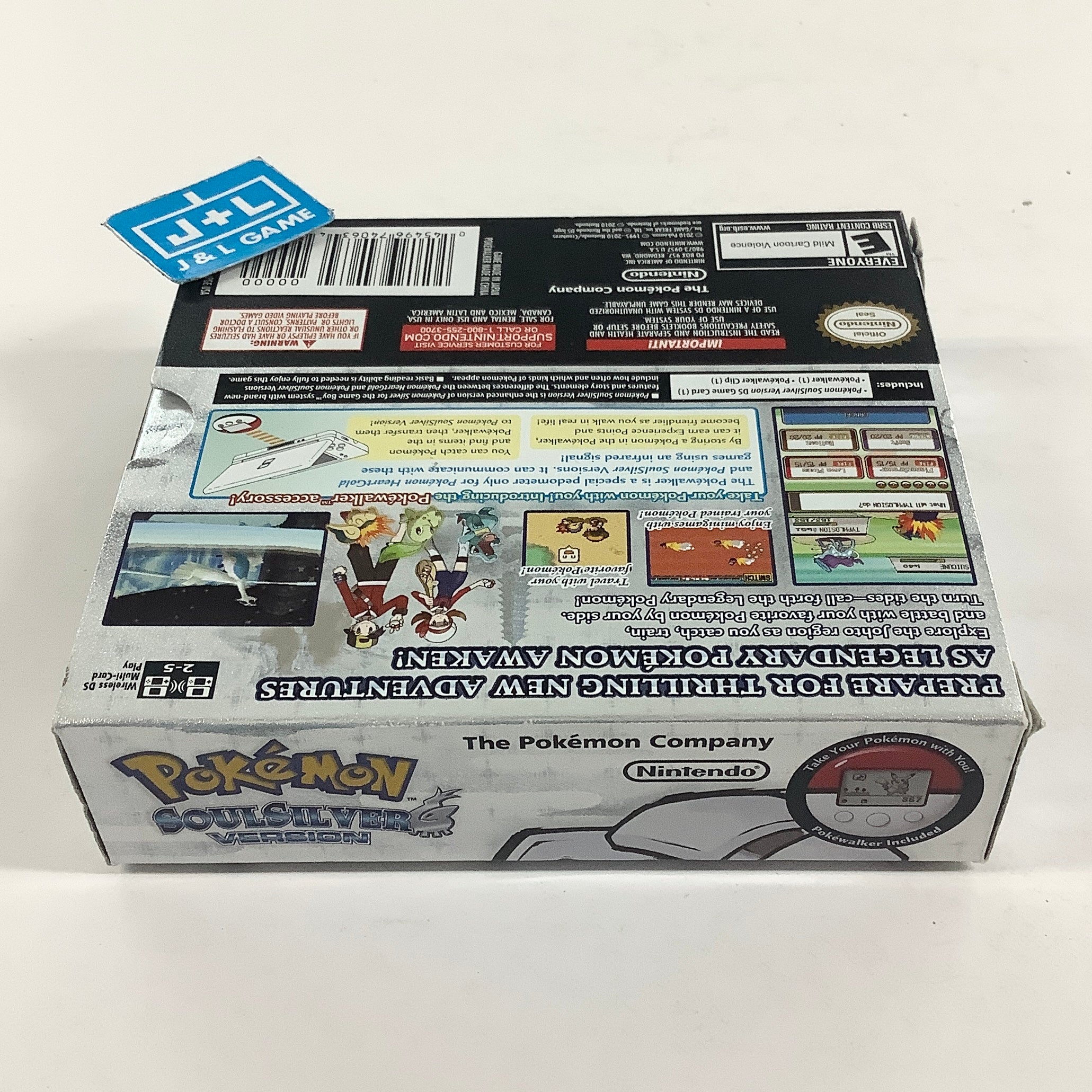 Pokemon SoulSilver Version (W/ Pokewalker)- (NDS) Nintendo DS [Pre-Owned] Video Games Nintendo