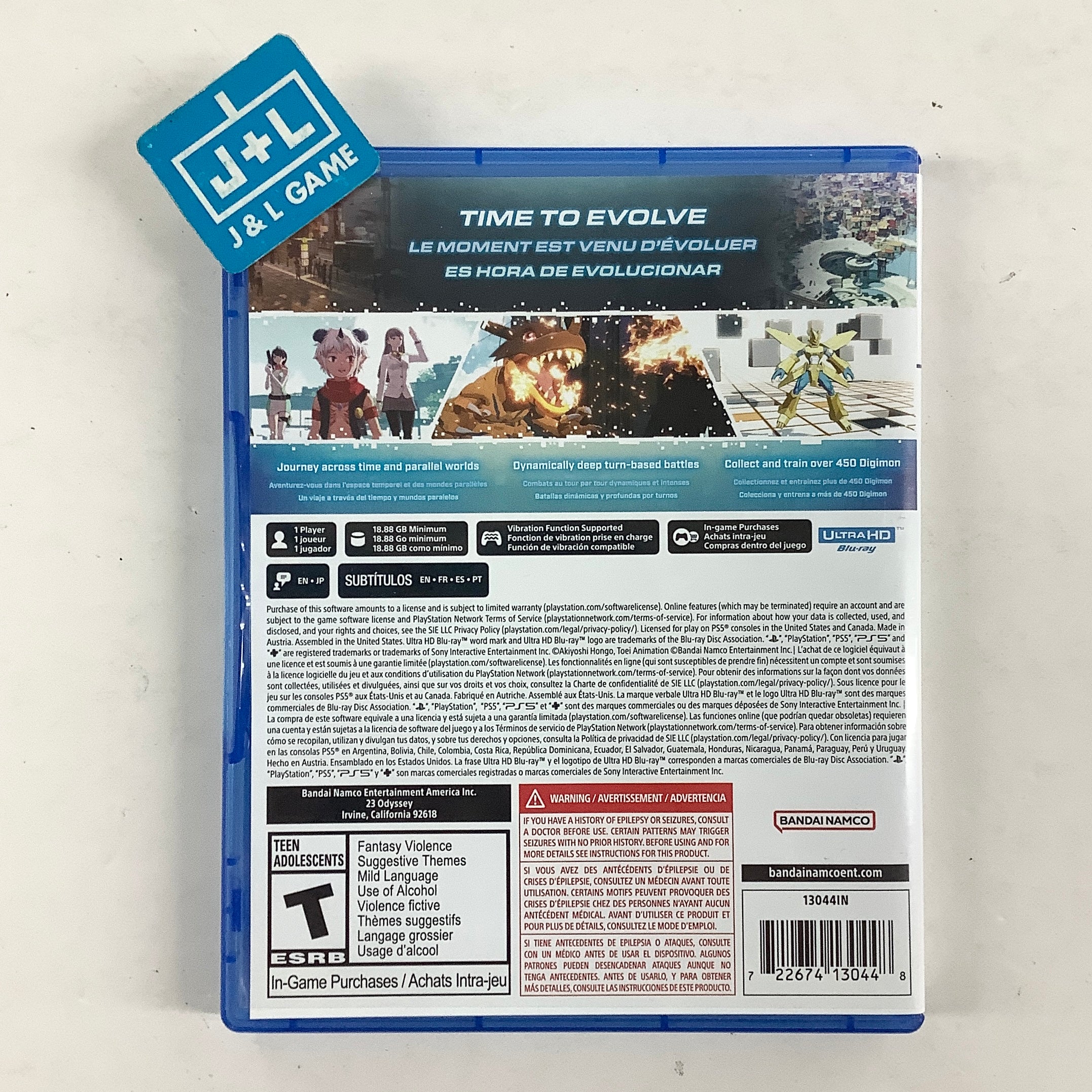 Digimon Story: Time Stranger - (PS5) PlayStation 5 [Pre-Owned] Video Games BANDAI NAMCO Entertainment