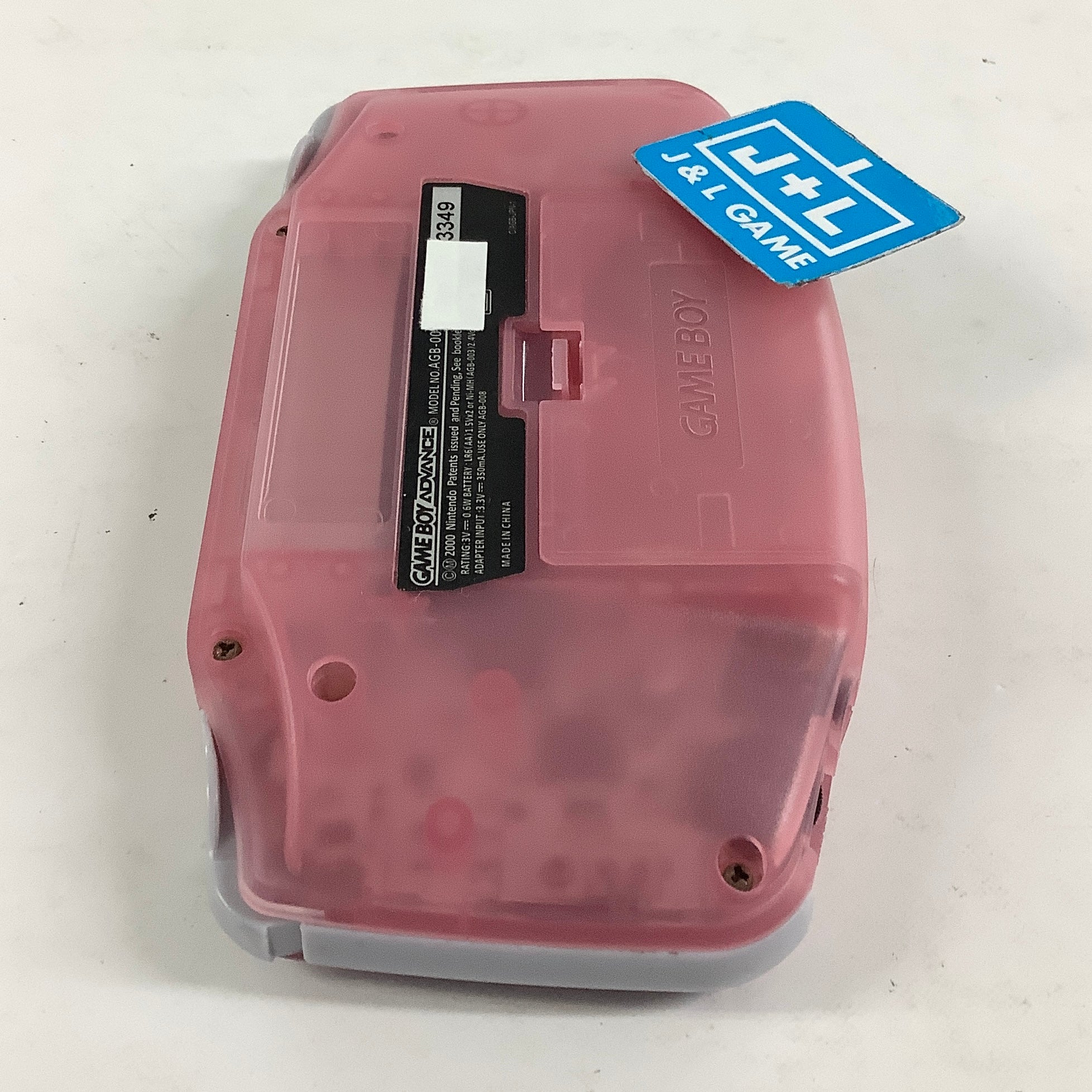 Nintendo Game Boy Advance Console (Clear Pink Custom with Backlight) - (GBA) Game Boy Advance [Pre-Owned] Consoles Nintendo