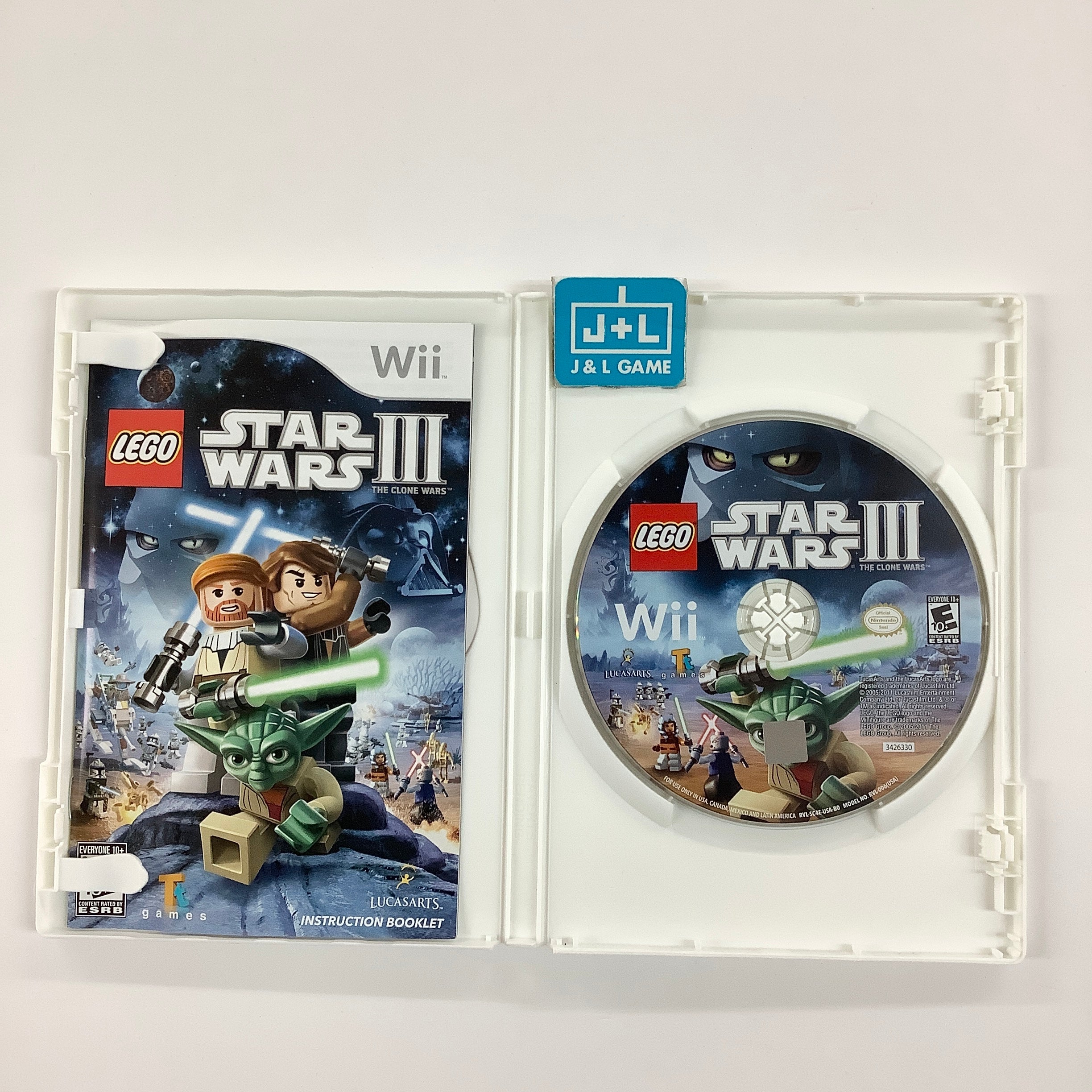 Lego Star Wars III: the Clone Wars - Nintendo Wii [Pre-Owned] Video Games LucasArts
