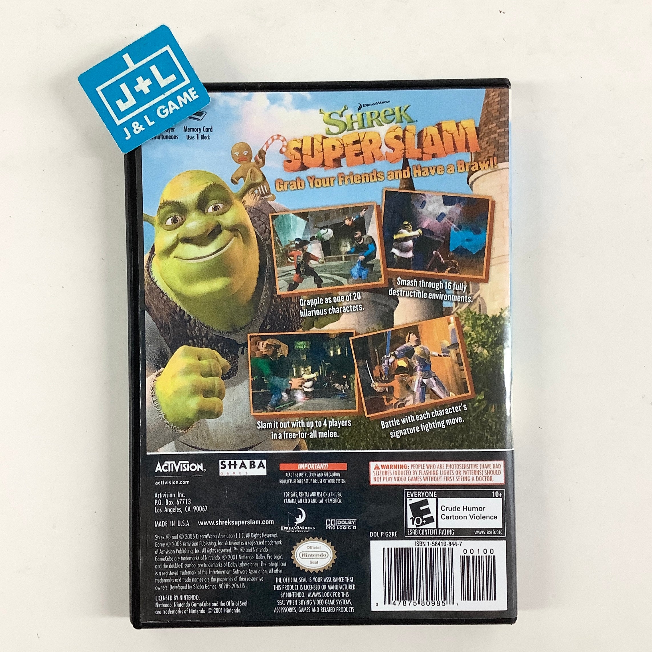 Shrek SuperSlam - (GC) GameCube [Pre-Owned] Video Games Activision