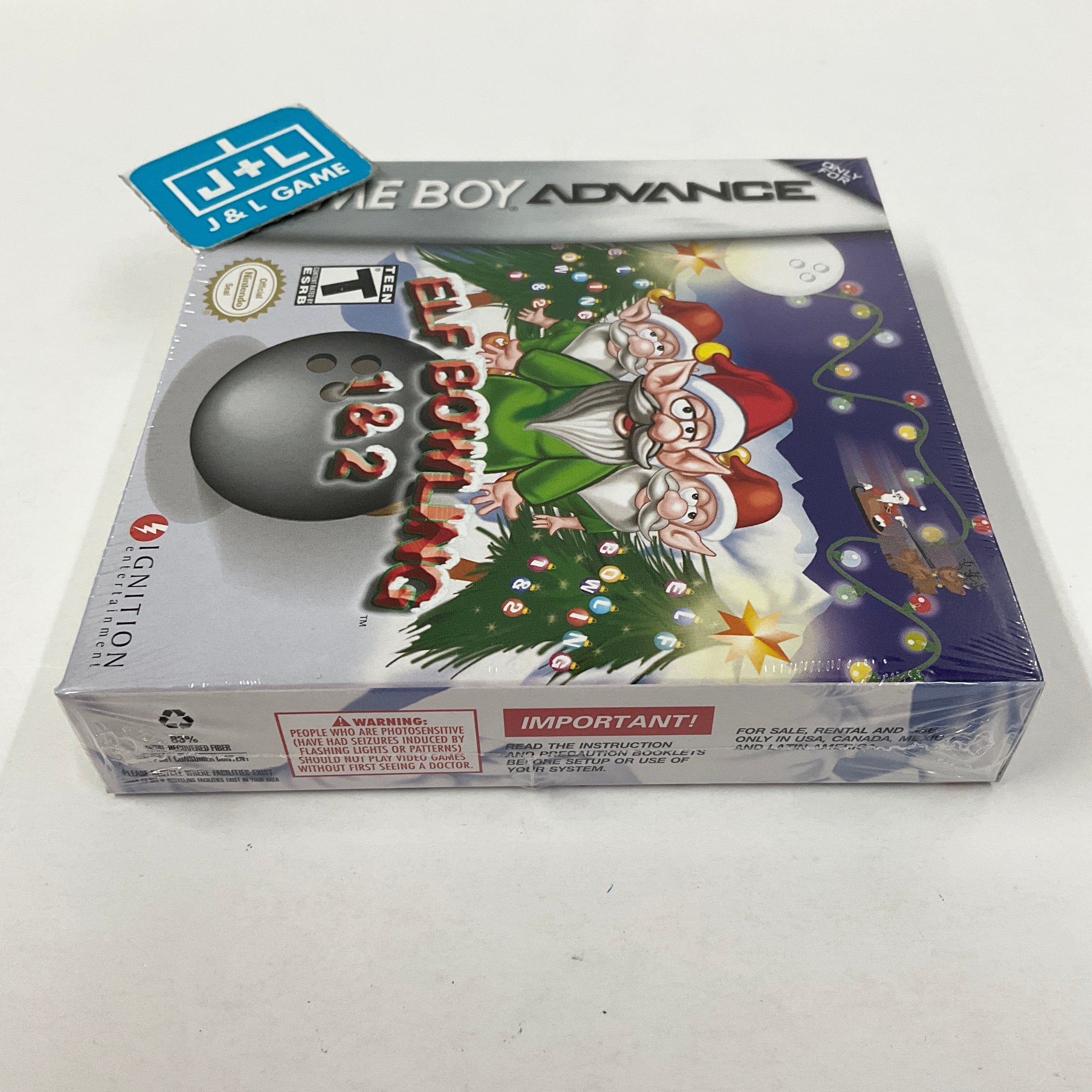 Elf Bowling 1 & 2 - (GBA) Game Boy Advance Video Games Ignition Entertainment   