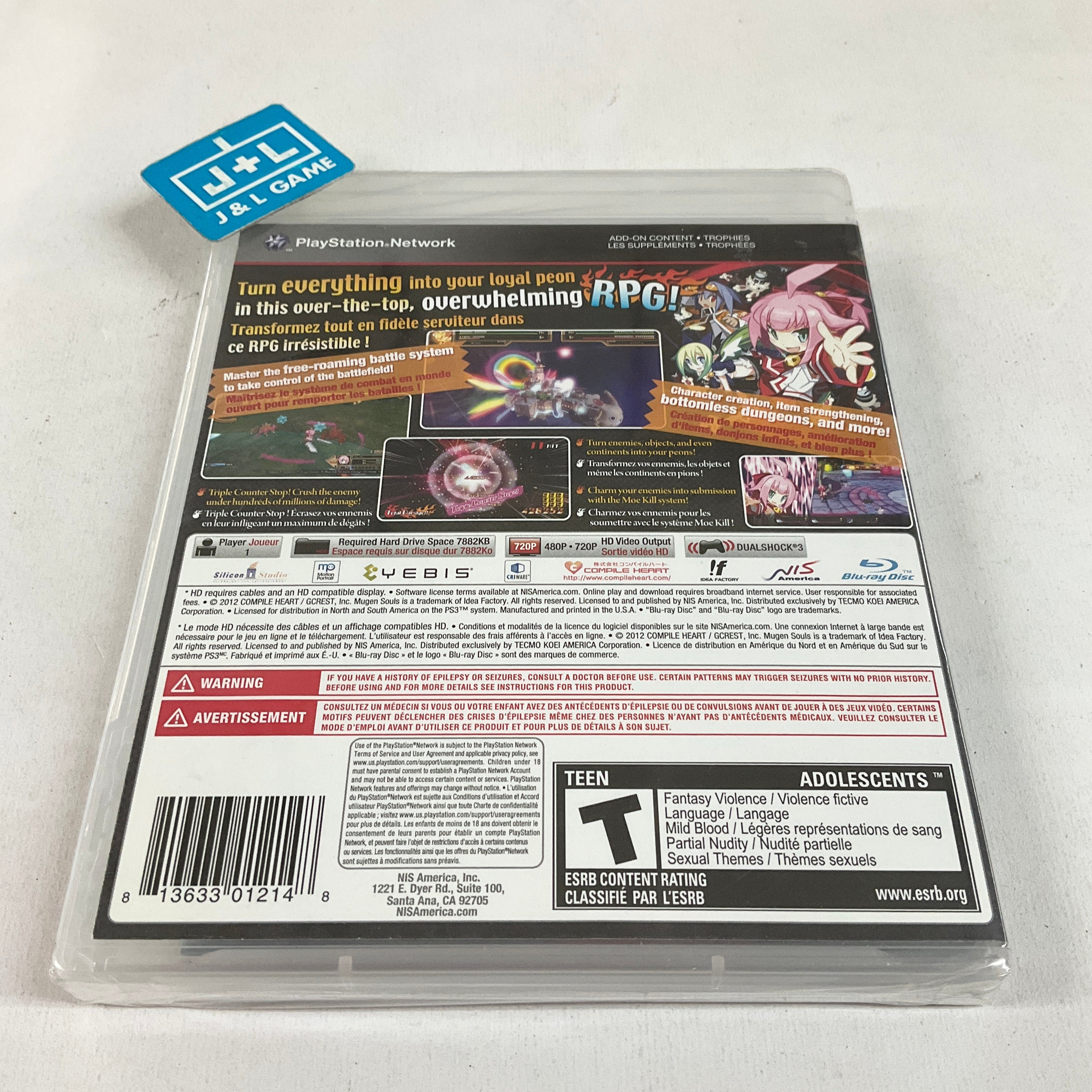 Mugen Souls - (PS3) PlayStation 3 Video Games NIS America