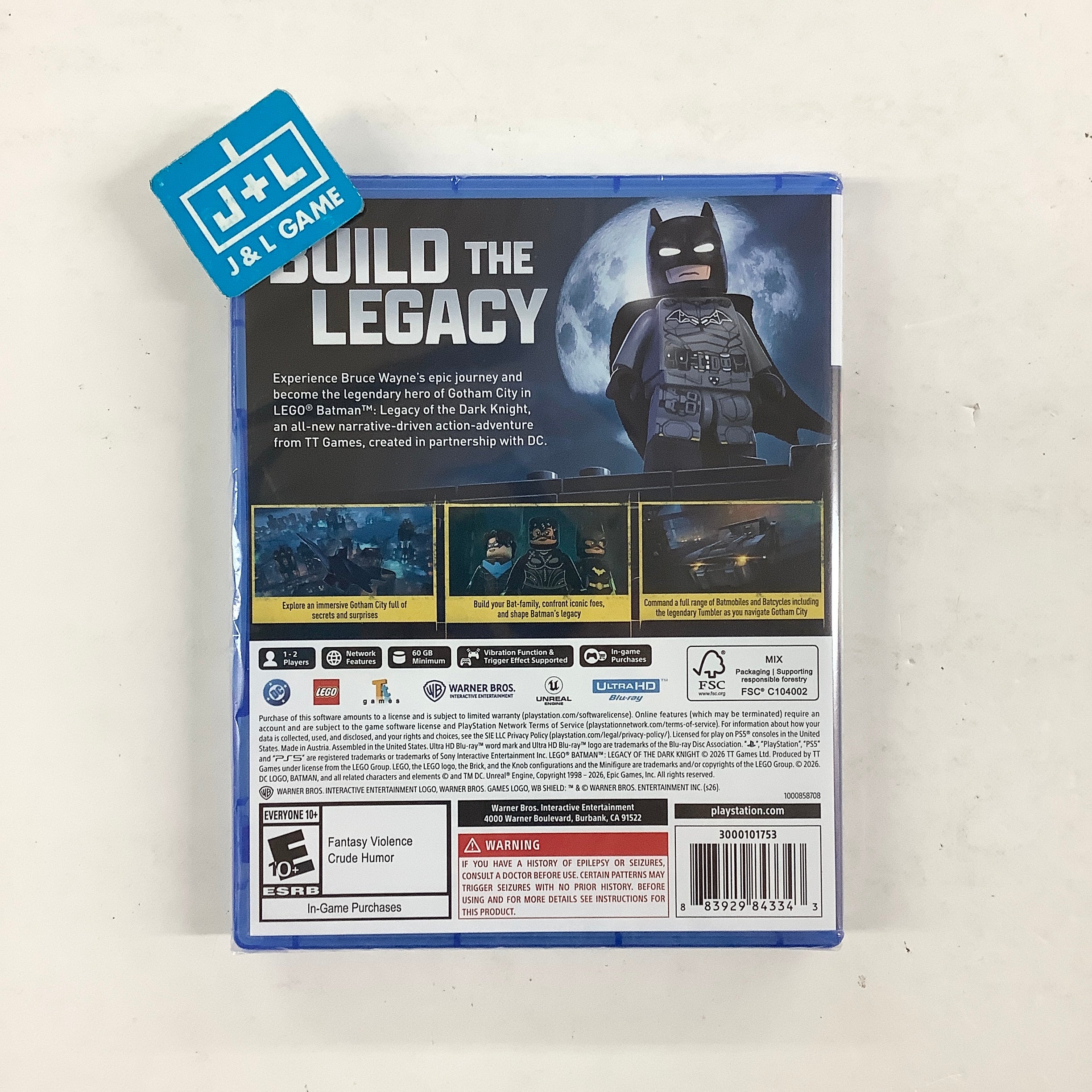 LEGO Batman: Legacy of the Dark Knight - (PS5) PlayStation 5 Video Games WARNER BROS