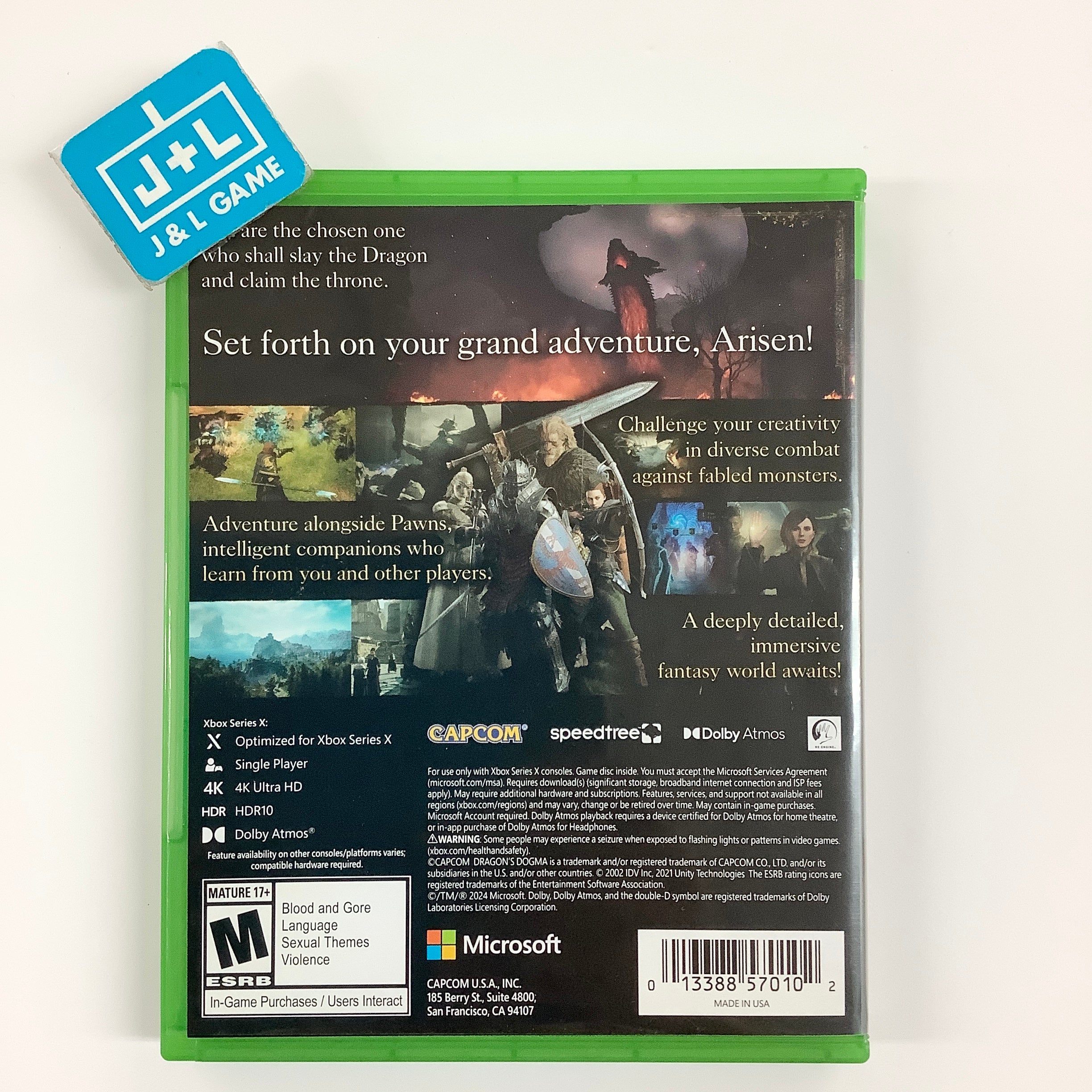 Dragon's Dogma 2 - (XSX) Xbox Series X [Pre-Owned] Video Games Capcom
