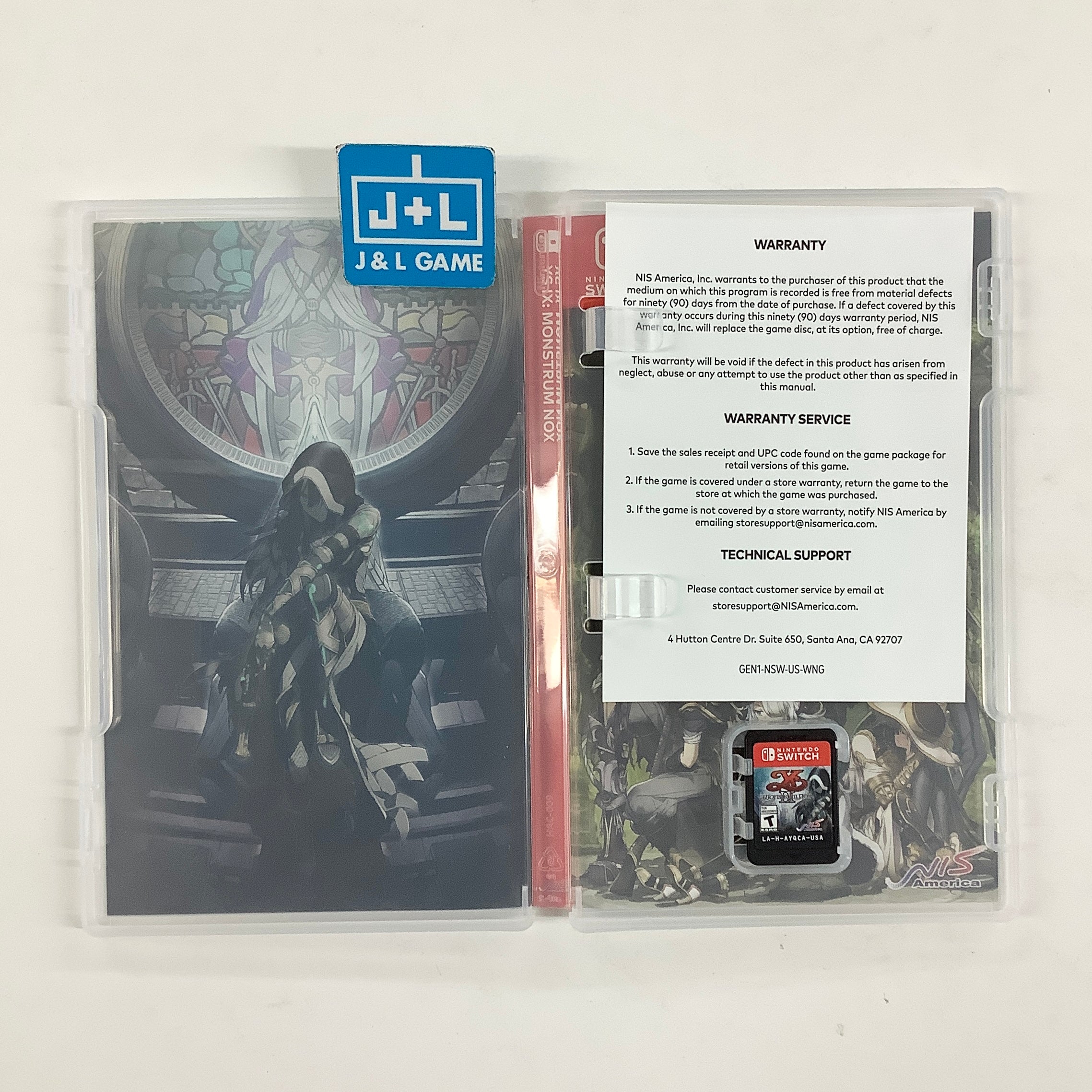 Ys IX: Monstrom Nox (Pact Edition) - (NSW) Nintendo Switch [Pre-Owned] Video Games NIS America