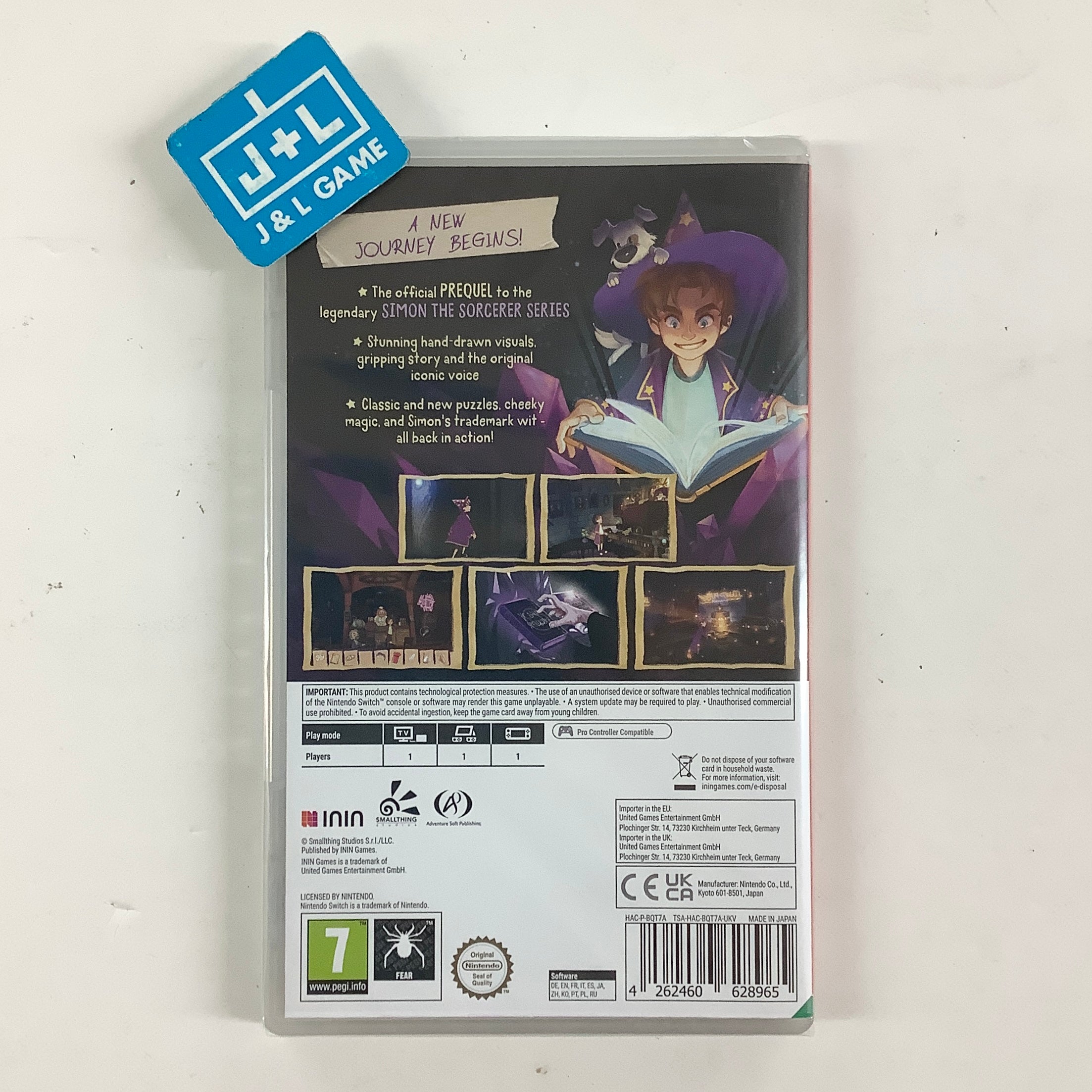 Simon the Sorcerer Origins - (NSW) Nintendo Switch (European Import) Video Games ININ