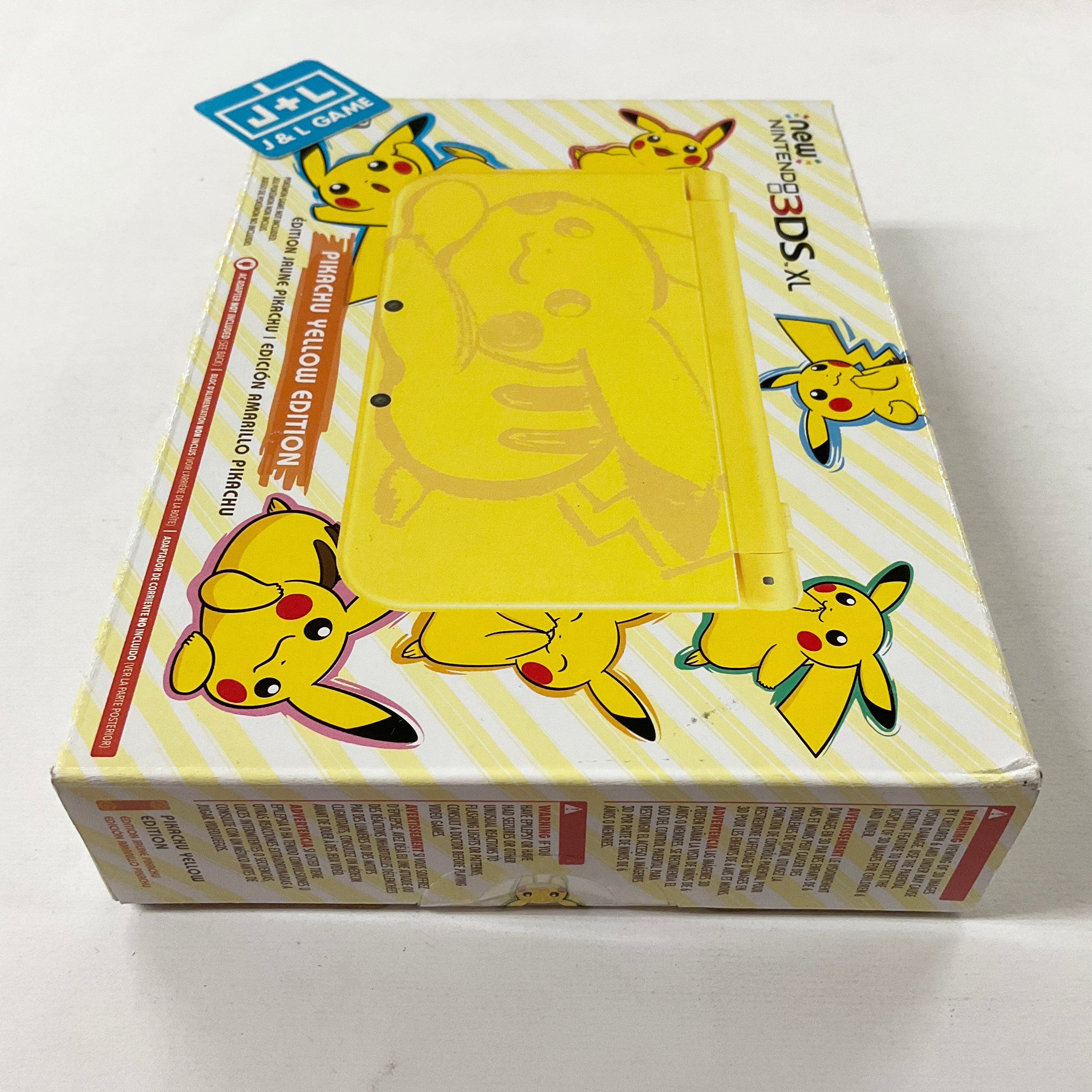 New Nintendo 3DS XL Console (Pikachu Yellow Edition) - Nintendo 3DS Consoles Nintendo   