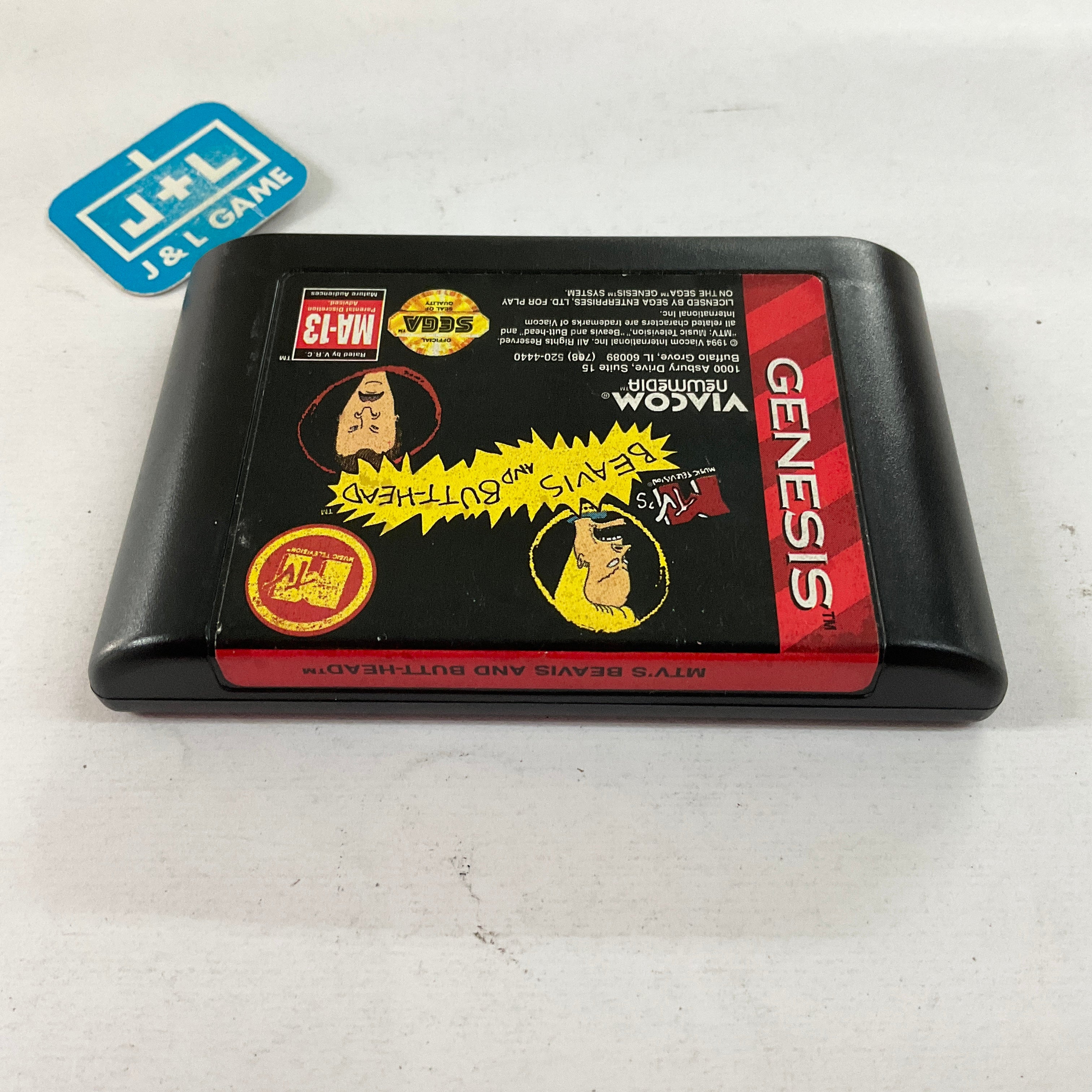 MTV's Beavis and Butt-head - (SG) SEGA Genesis [Pre-Owned] Video Games Viacom New Media   