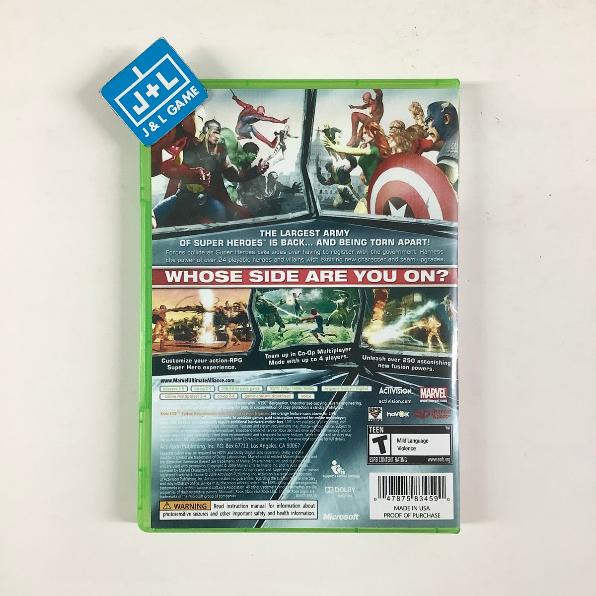Marvel: Ultimate Alliance 2 - Xbox 360 [Pre-Owned]