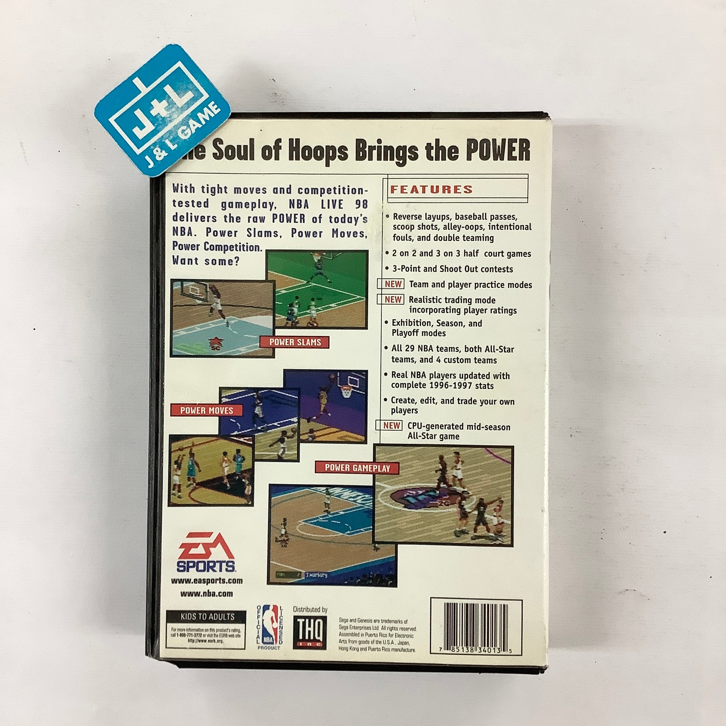 NBA Live 98 - (SG) SEGA Genesis [Pre-Owned] Video Games EA Sports   
