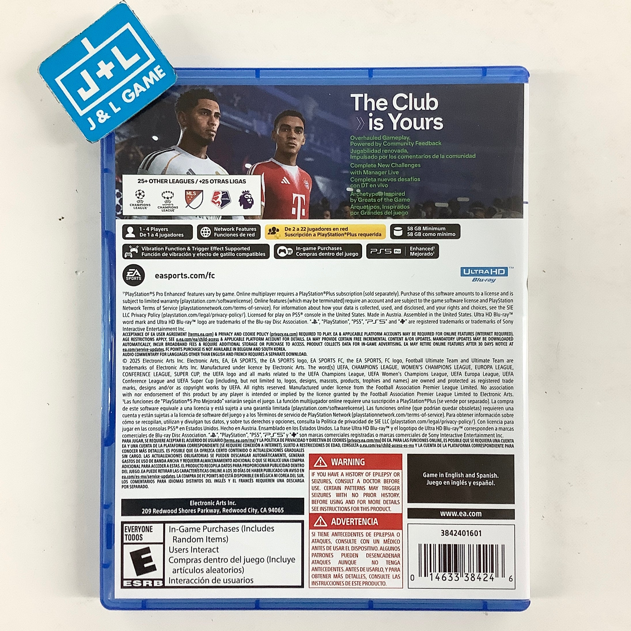 FC 26 - (PS5) PlayStation 5 [Pre-Owned] Video Games Electronic Arts
