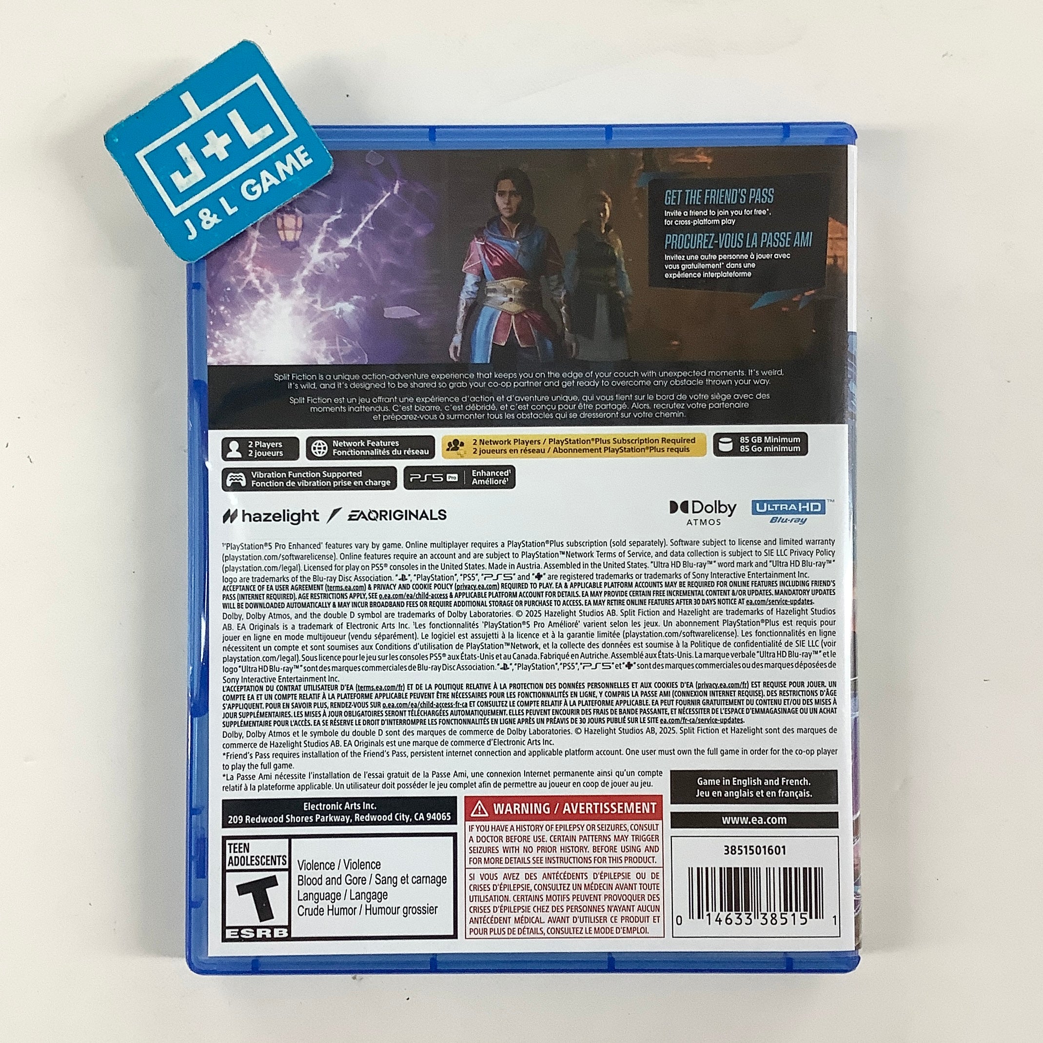 Split Fiction - (PS5) Playstation 5 [Pre-Owned] Video Games Electronic Arts