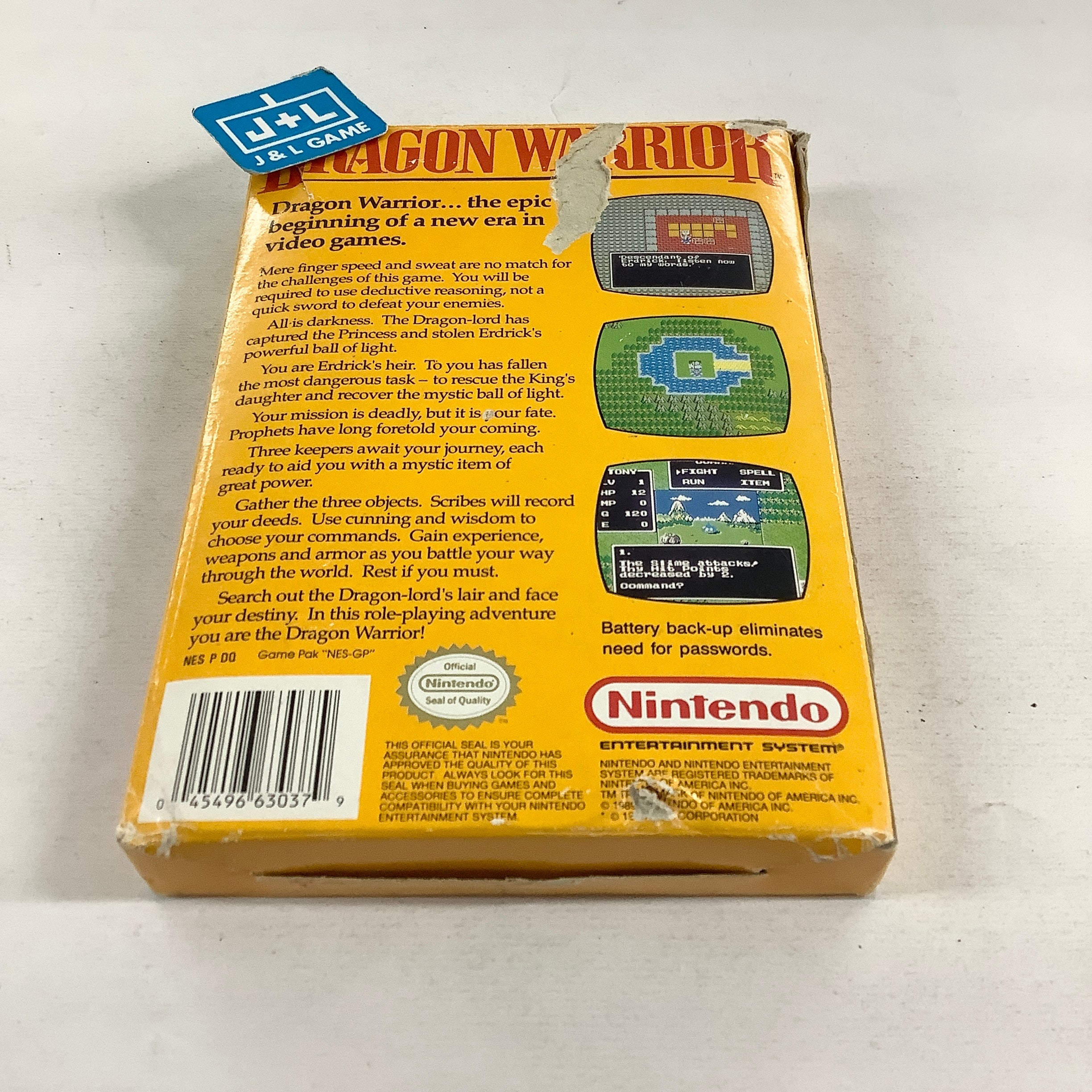 Dragon Warrior - (NES) Nintendo Entertainment System [Pre-Owned] Video Games Nintendo