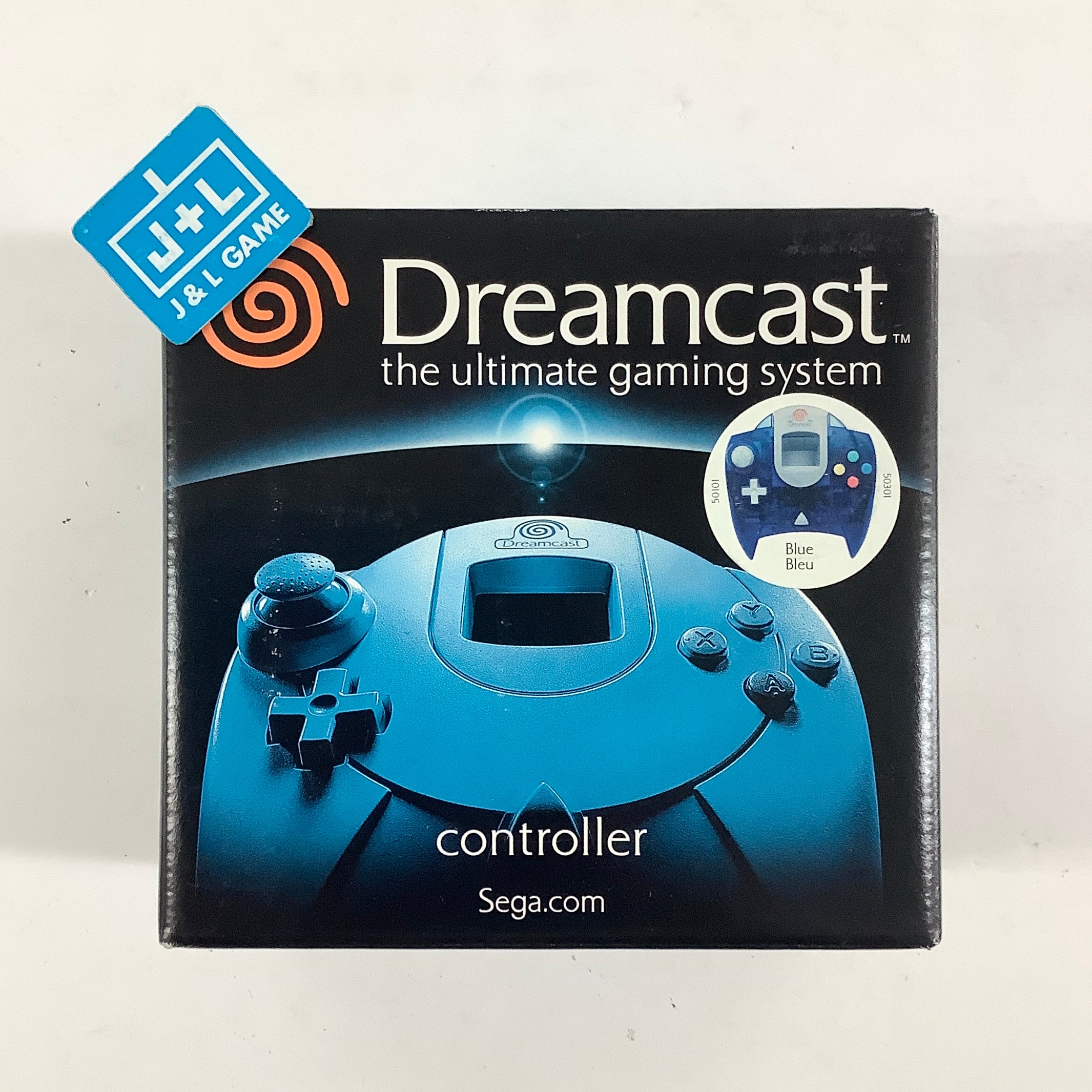 Sega Dreamcast Controller (Clear Blue) - Sega Dreamcast [Pre-Owned] Accessories SEGA