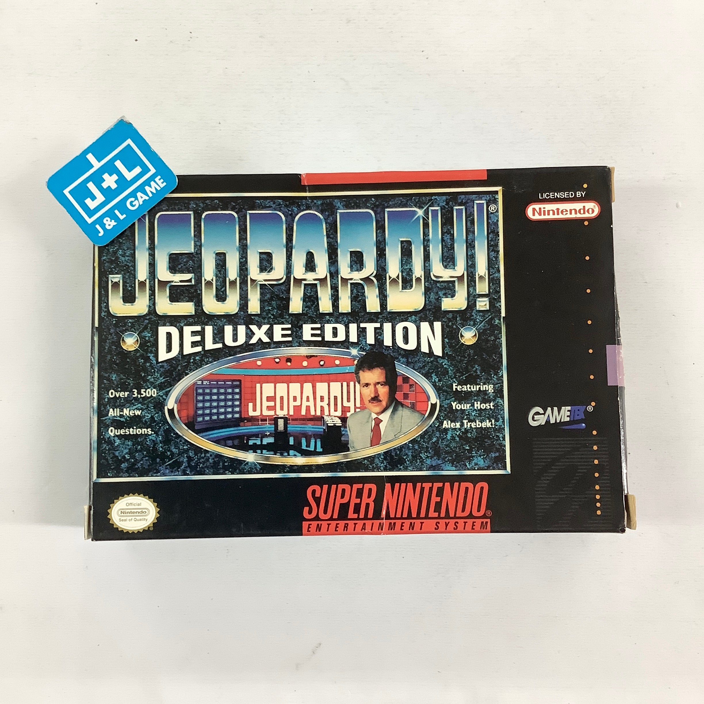 Jeopardy! Deluxe Edition - (SNES) Super Nintendo [Pre-Owned] Video Games GameTek
