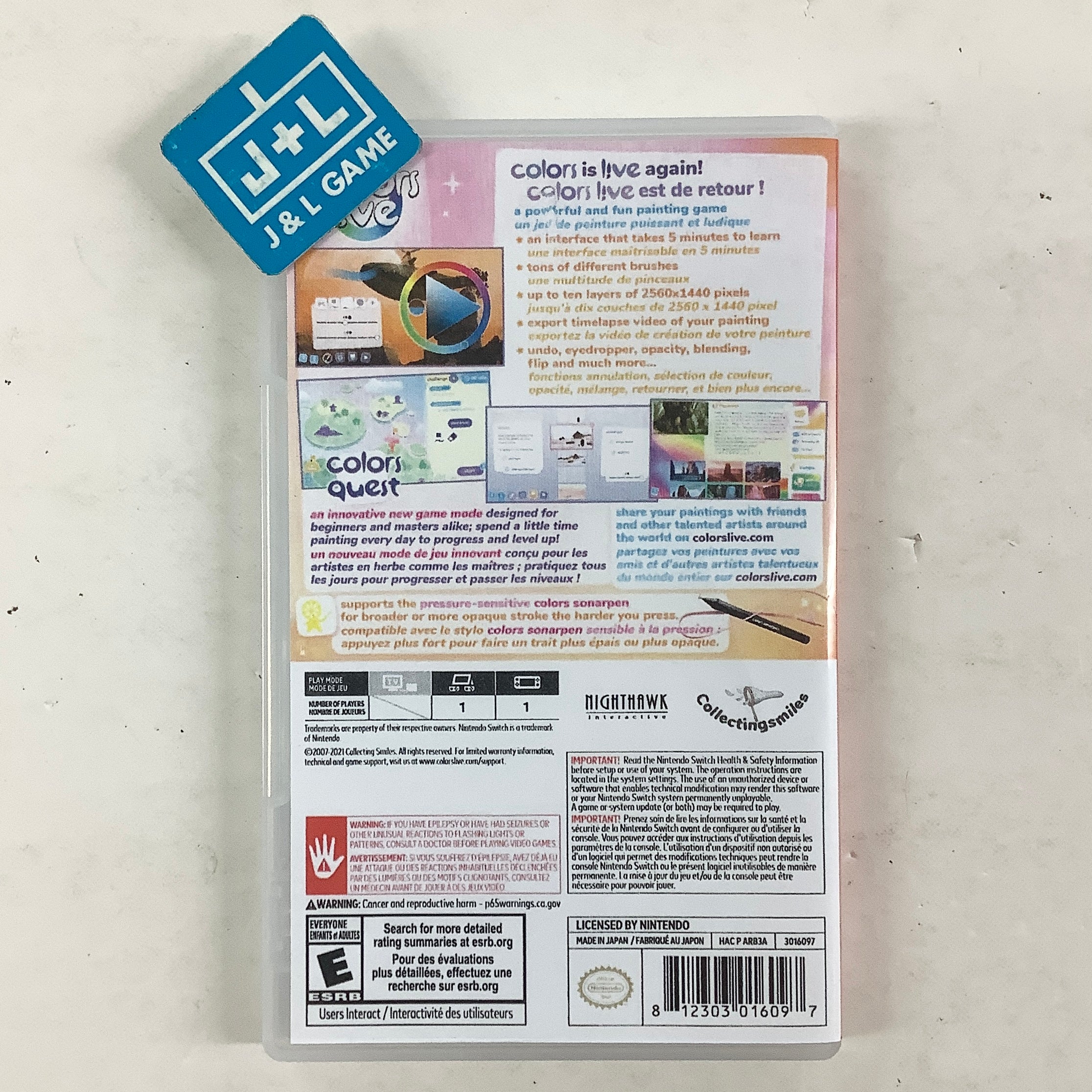 Colors Live - (NSW) Nintendo Switch [Pre-Owned] Video Games Nighthawk Interactive