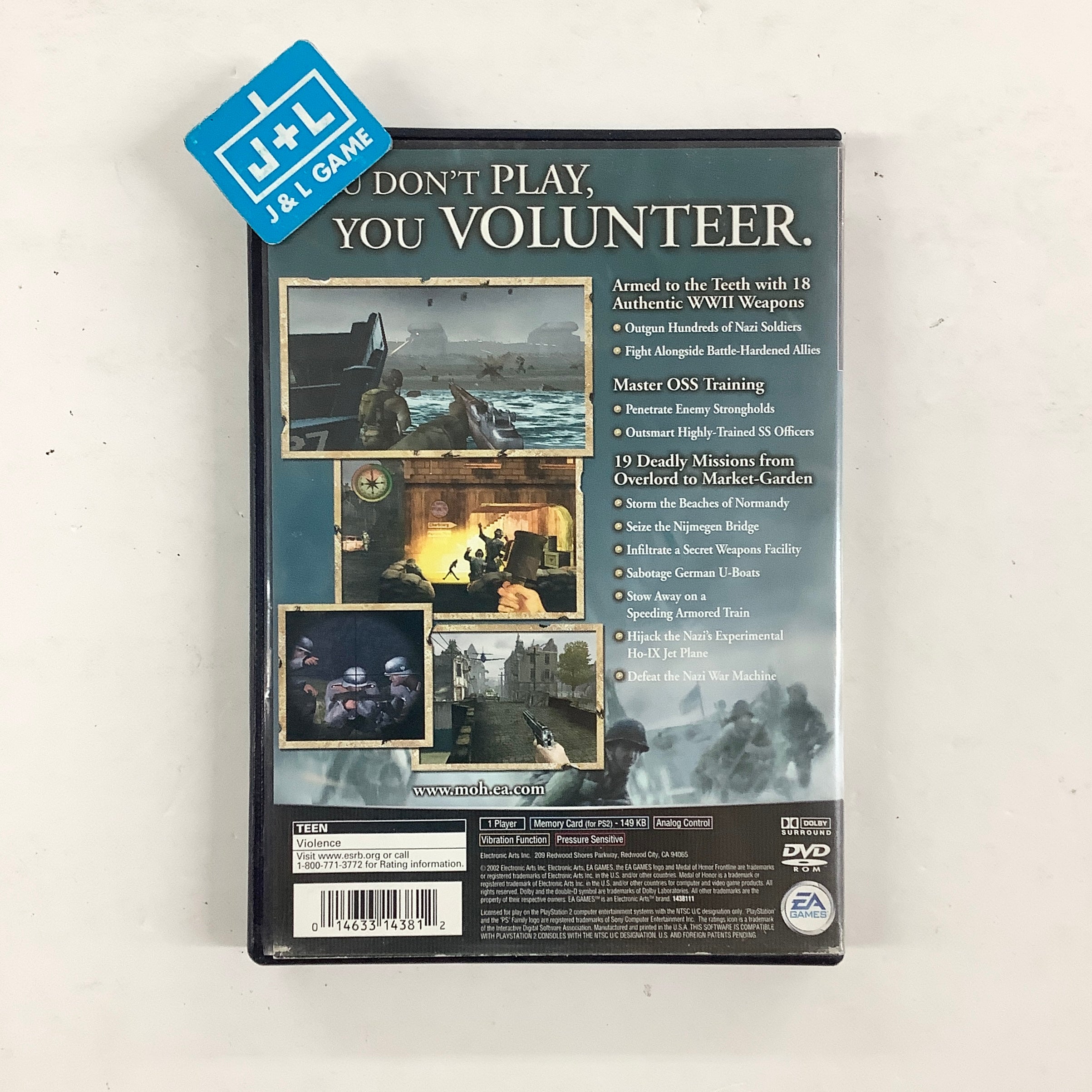 Medal of Honor Frontline - (PS2) PlayStation 2 [Pre-Owned] Video Games EA Games