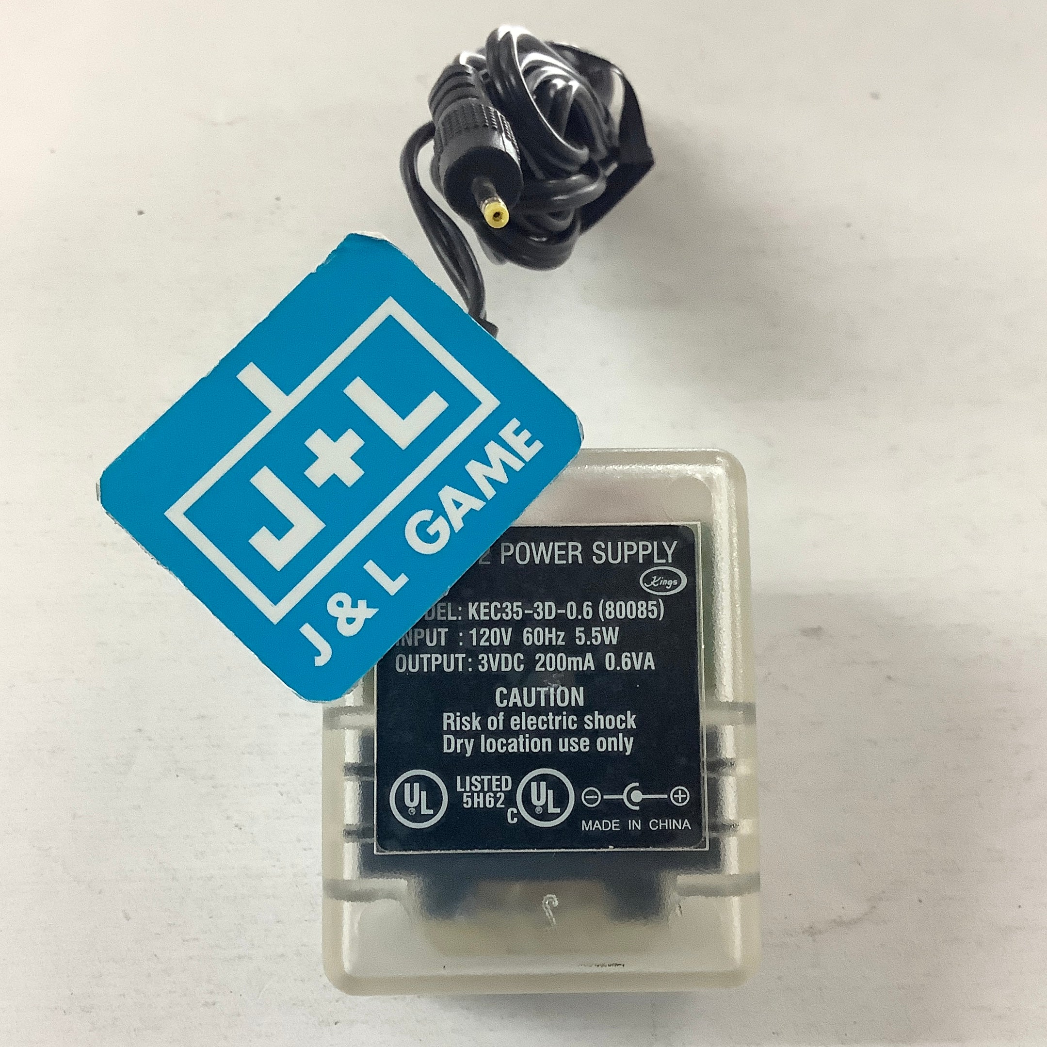 Nintendo Game Boy & Game Boy Color AC Adapter (Clear) - (GB) Nintendo Game Boy ACCESSORIES J&L Game   
