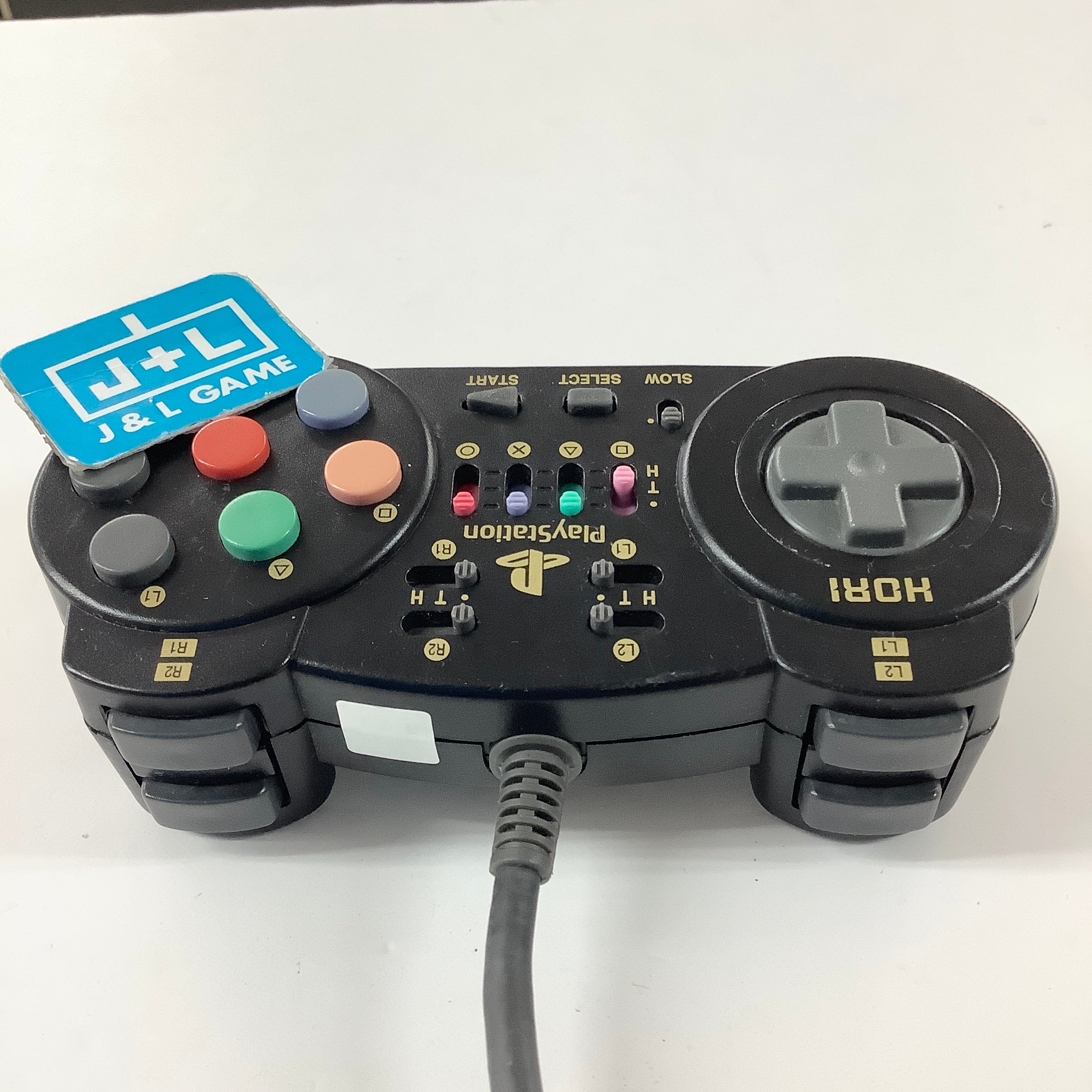 HORI Fighting Commander 10B (Black) - (PS1) PlayStation 1 [Pre-Owned] Accessories HORI