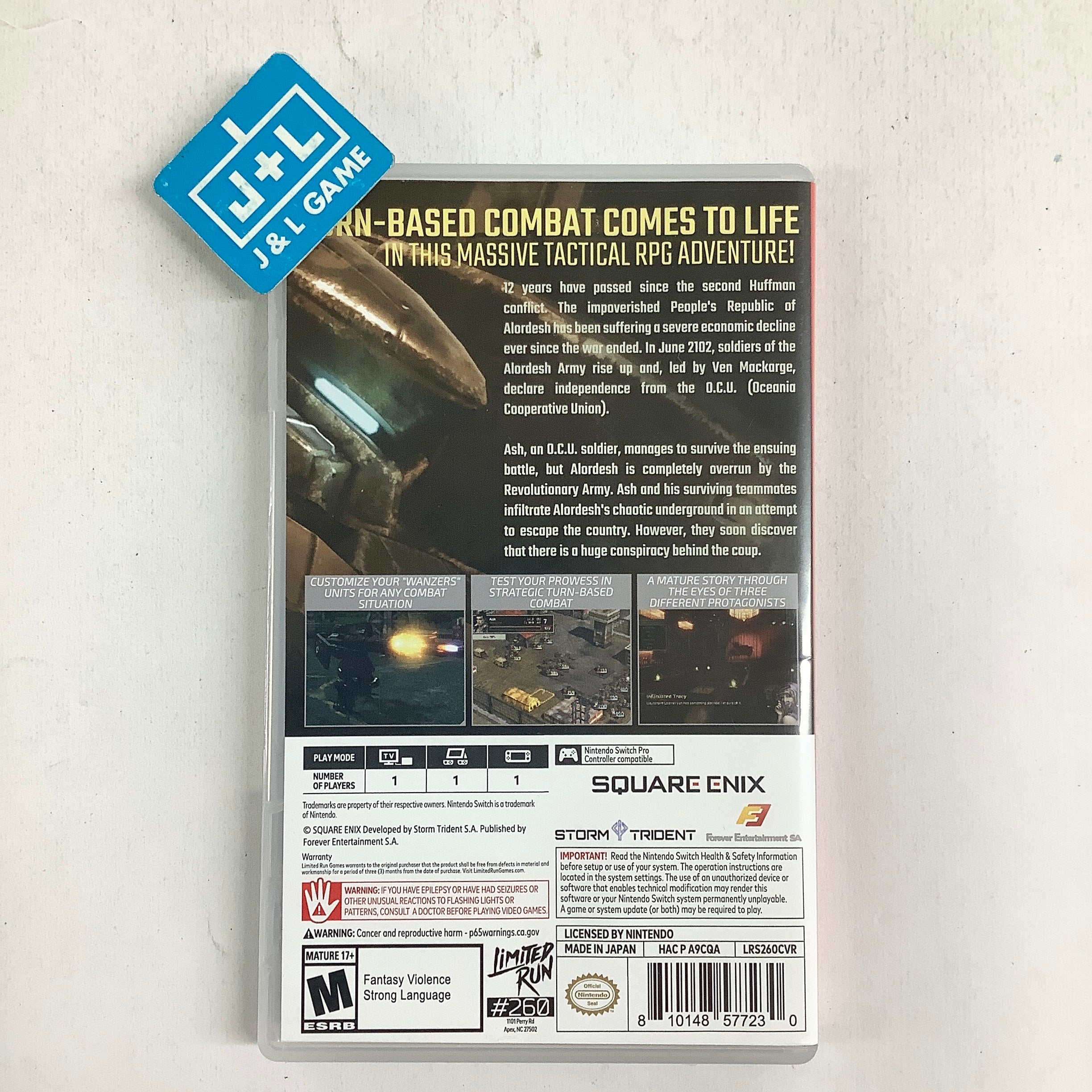 Front Mission 2: Remake (Limited Run #260) - (NSW) Nintendo Switch [Pre-Owned] Video Games Limited Run Games
