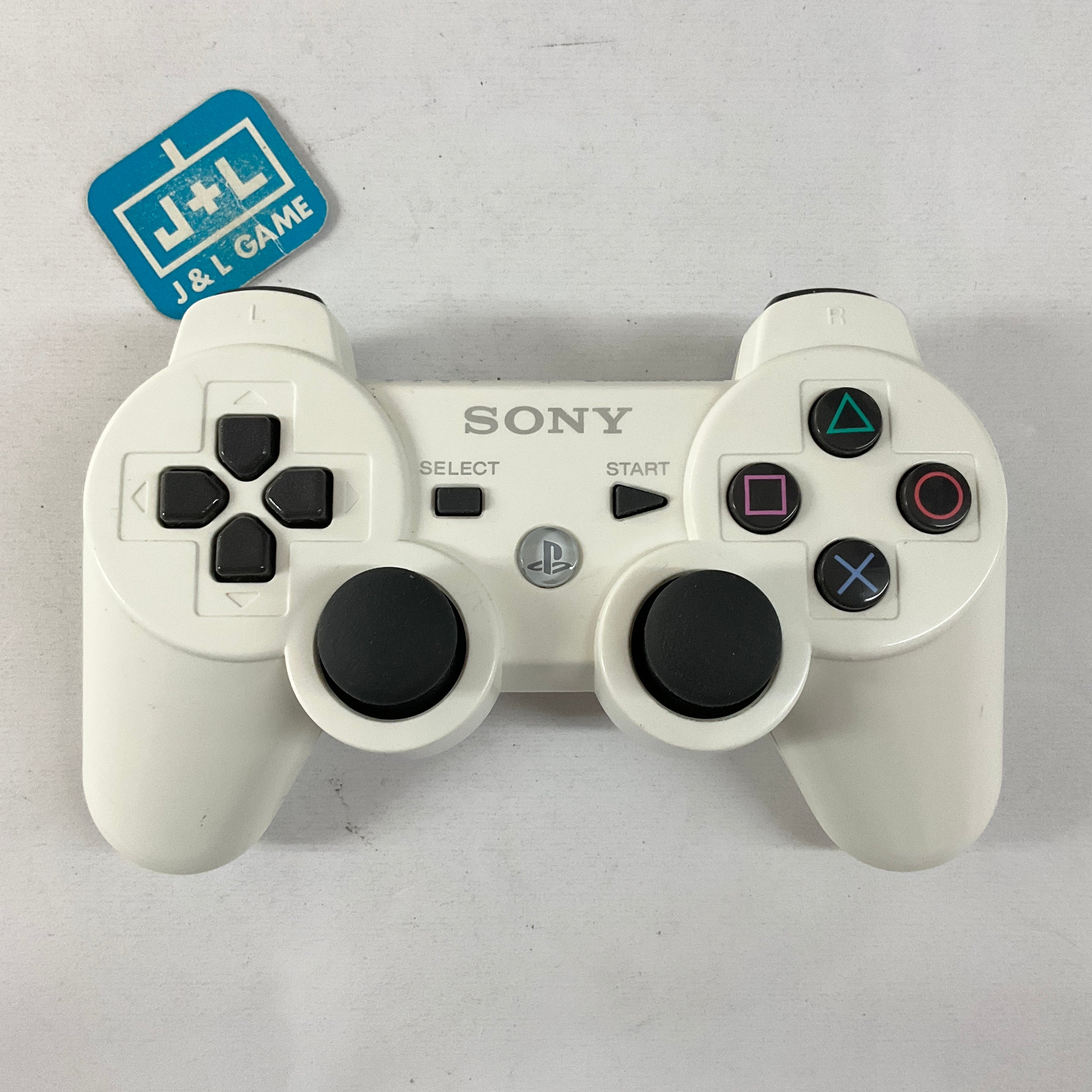 SONY PlayStation 3 DualShock Wireless Controller (White) - (PS3) PlayStation 3 [Pre-Owned] Accessories SONY   