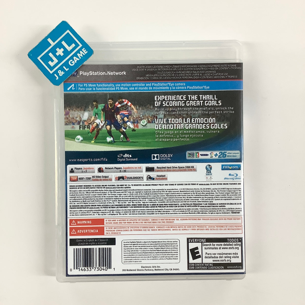 FIFA 14 - (PS3) PlayStation 3 [Pre-Owned] Video Games Electronic Arts