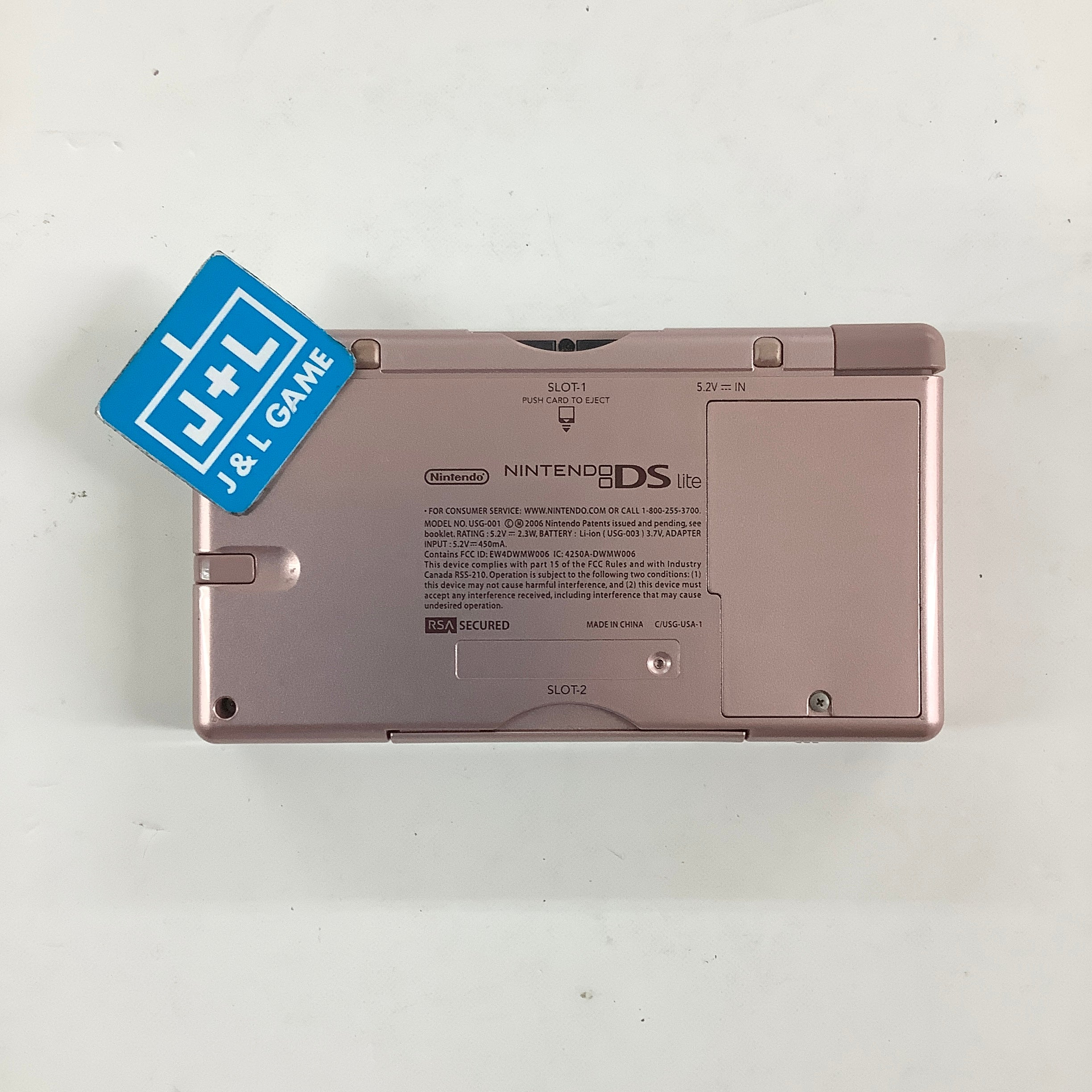 Nintendo DS Lite Console (Metallic Rose) - (NDS) Nintendo DS [Pre-Owned] Consoles Nintendo