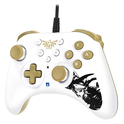 HORI Nintendo Switch HORIPAD Turbo (The Legend of Zelda) Ergonomic Wired Controller Pad - (NSW) Nintendo Switch ACCESSORIES HORI