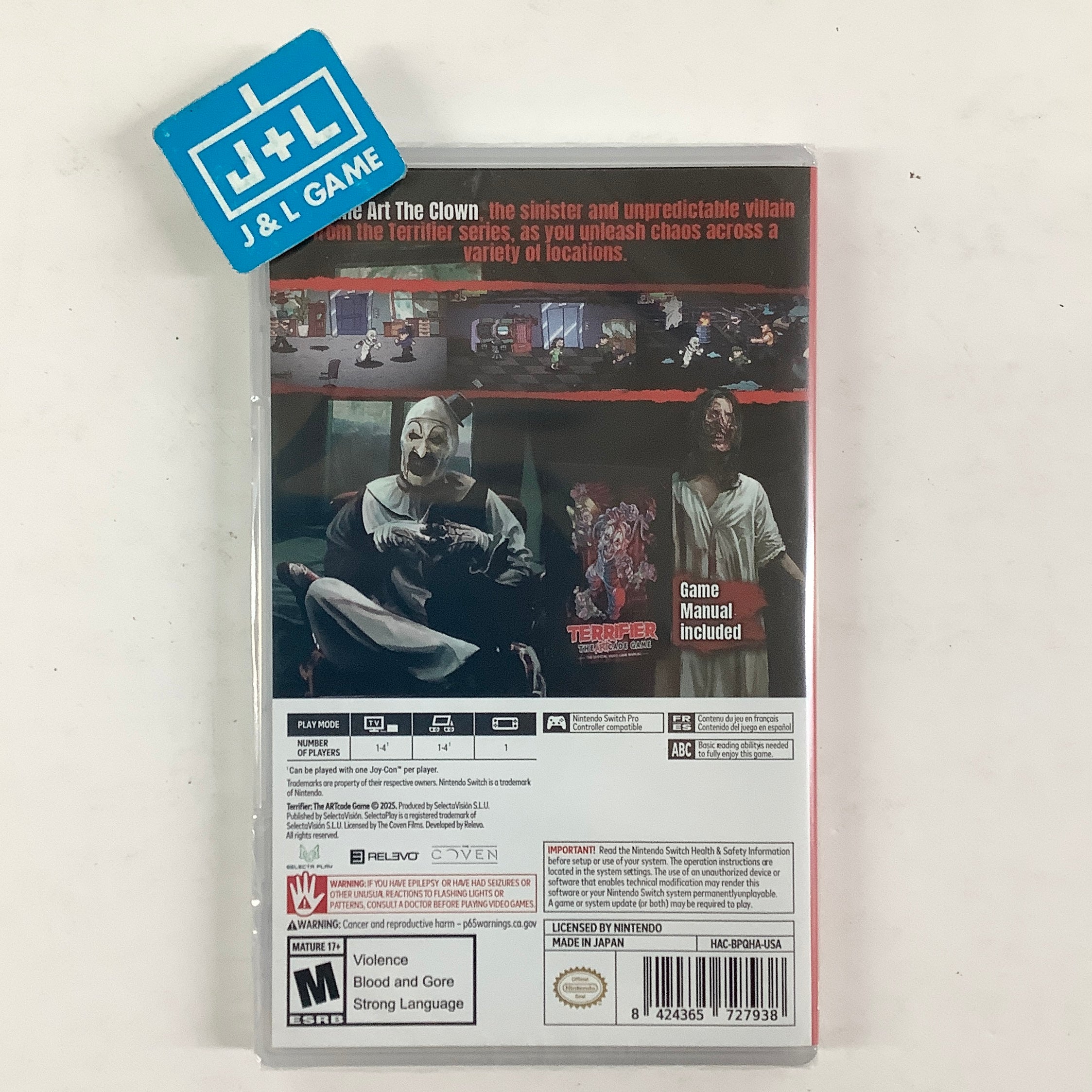 Terrifier: The ARTcade Game - (NSW) Nintendo Switch Video Games Selecta Play