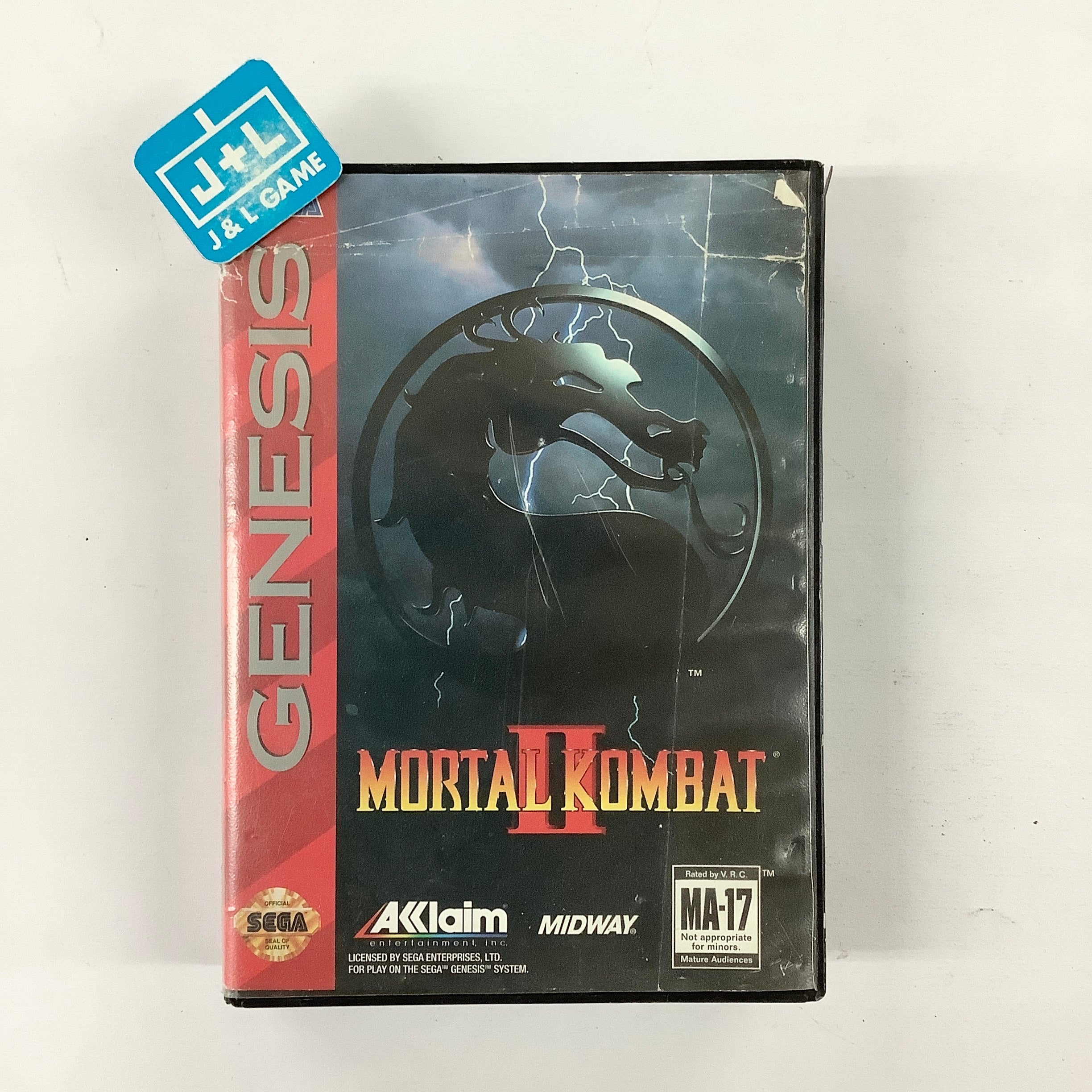 Mortal Kombat II - (SG) SEGA Genesis [Pre-Owned] Video Games Acclaim   