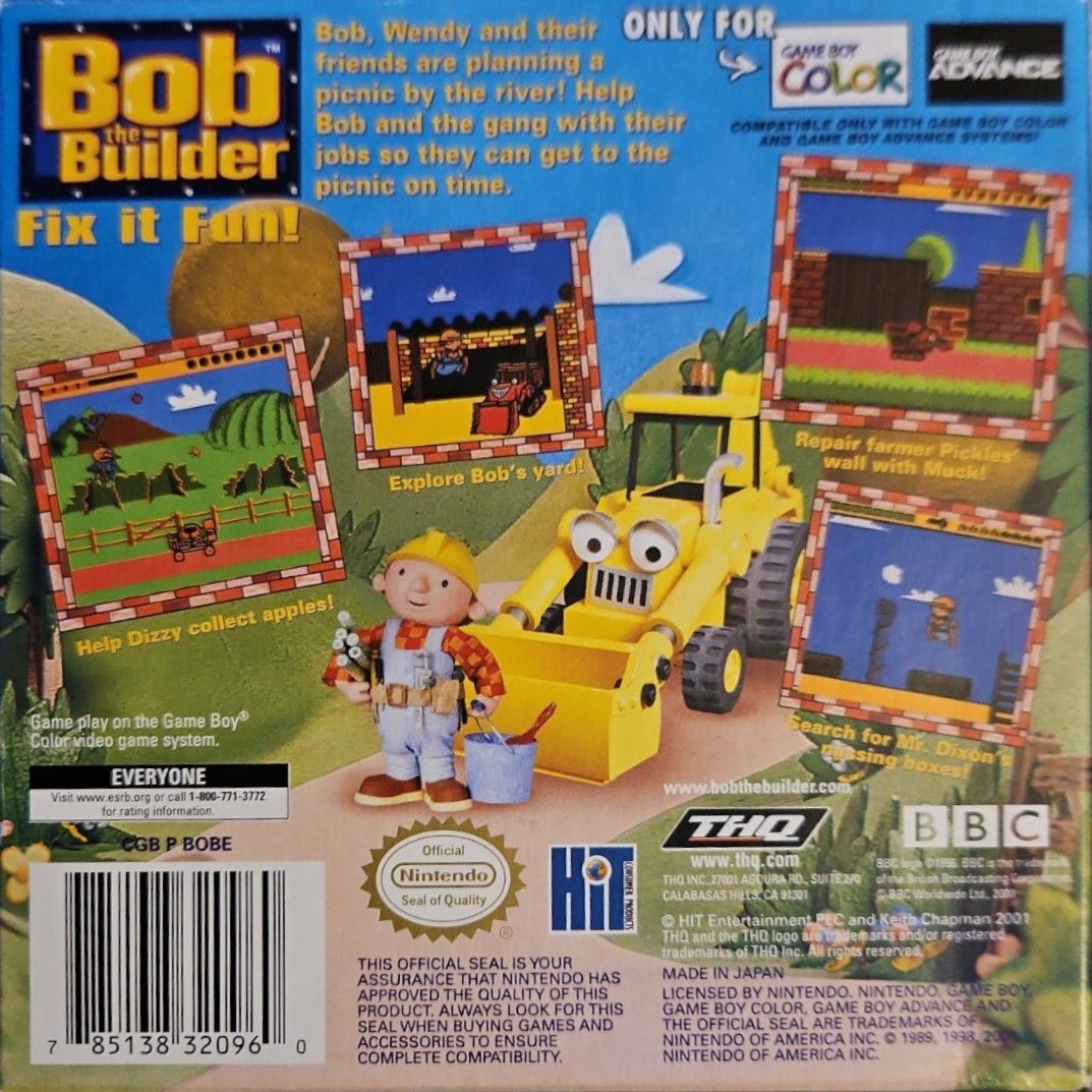 Bob the Builder: Fix it Fun! - (GBC) Game Boy Color [Pre-Owned] Video Games THQ   