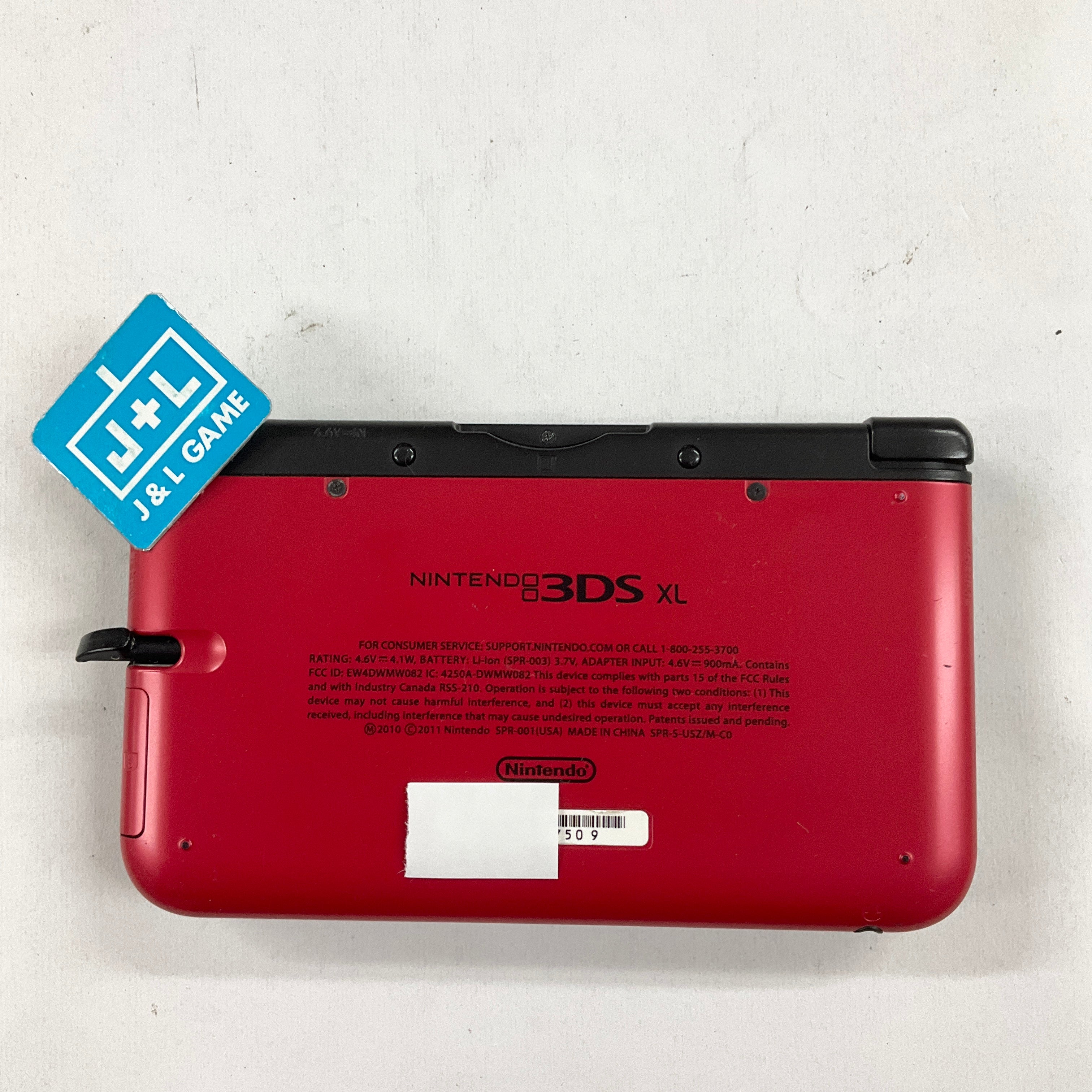 Nintendo 3DS XL Console (Red/Black) - Nintendo 3DS [Pre-Owned] Consoles Nintendo