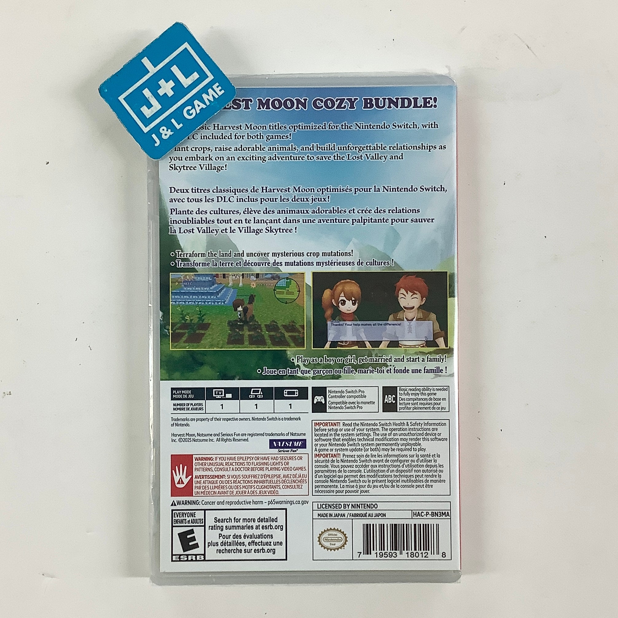 Harvest Moon: The Lost Valley & Skytree Village - (NSW) Nintendo Switch Video Games Natsume