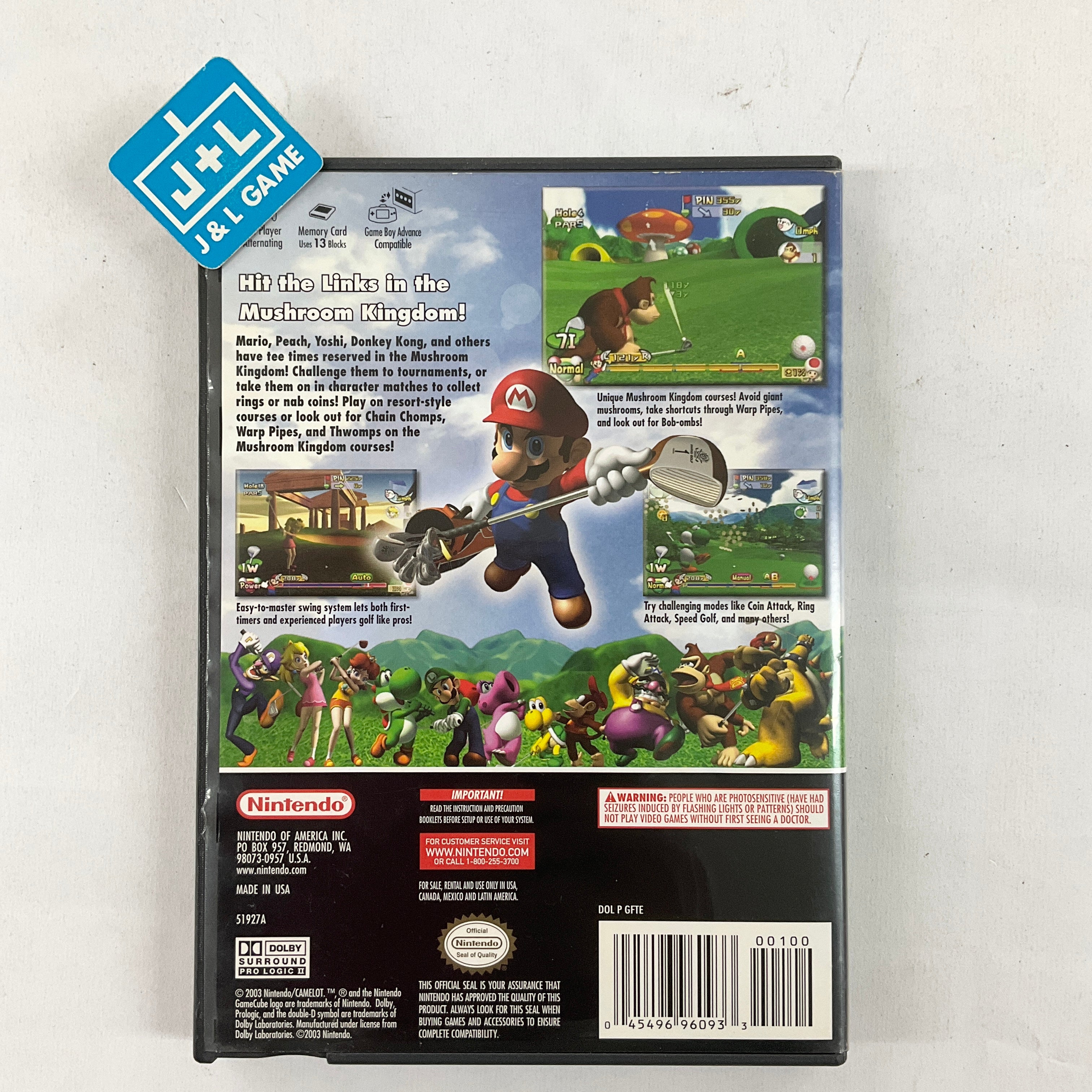Mario Golf: Toadstool Tour - (GC) GameCube [Pre-Owned] Video Games Nintendo