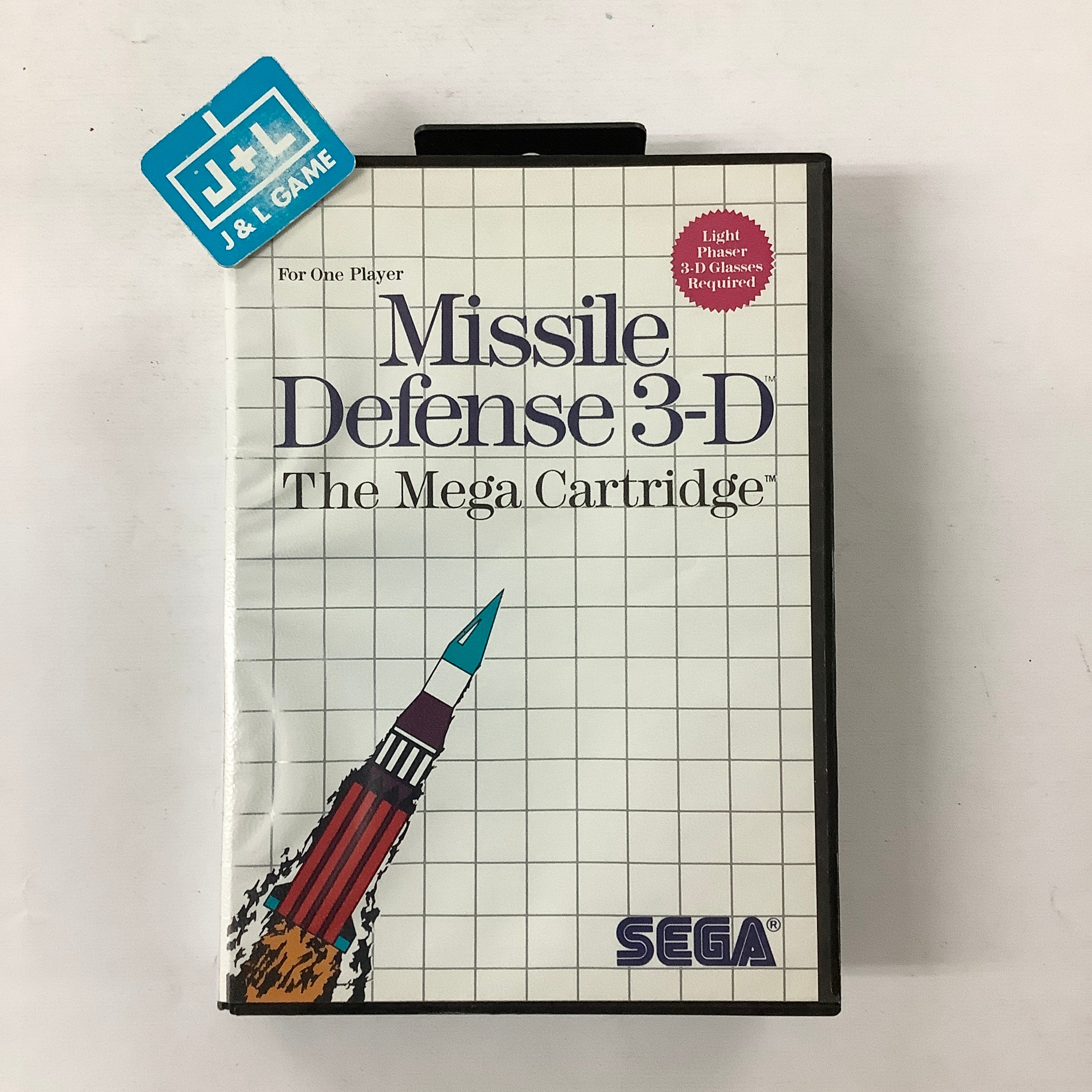 Jeu MISSILE DEFENSE 3-D Sur Sega Master System – 1987, PAL, Avec Manuel