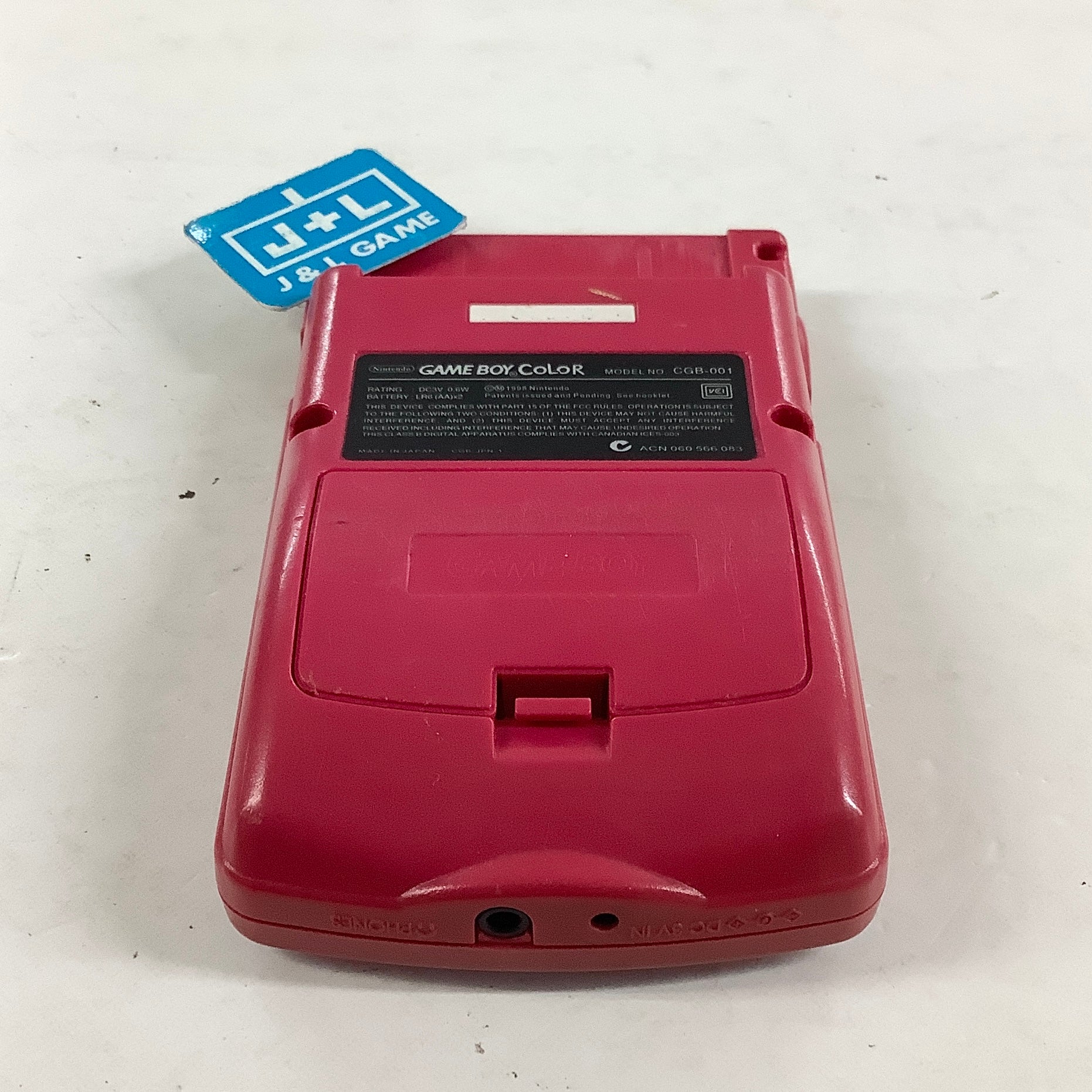 Nintendo Game Boy Color Console (Berry with Backlight) - (GBC) Game Boy Color [Pre-Owned] Consoles Nintendo